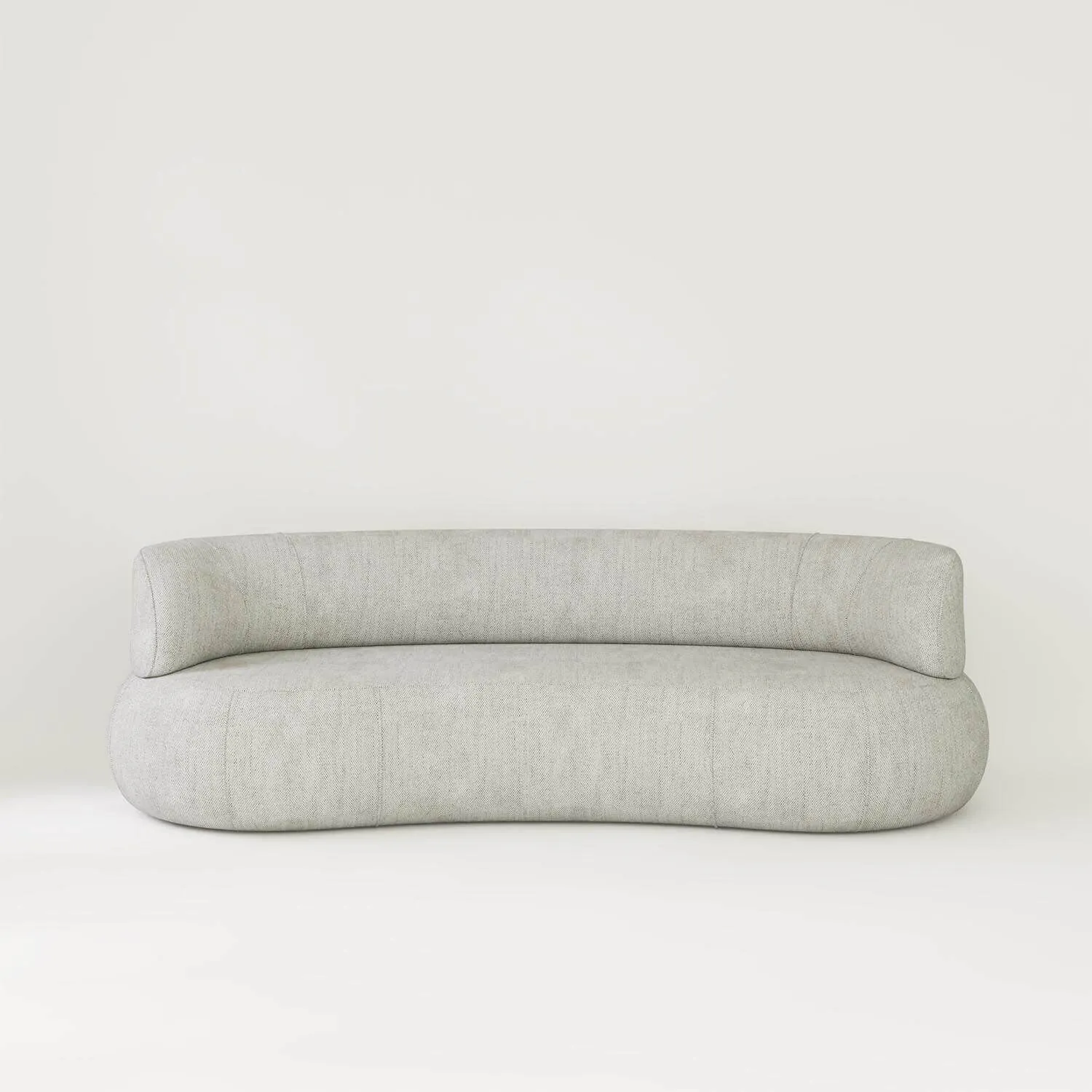 Soffa 3-sits 253cm Greige Armstöd - Malibu