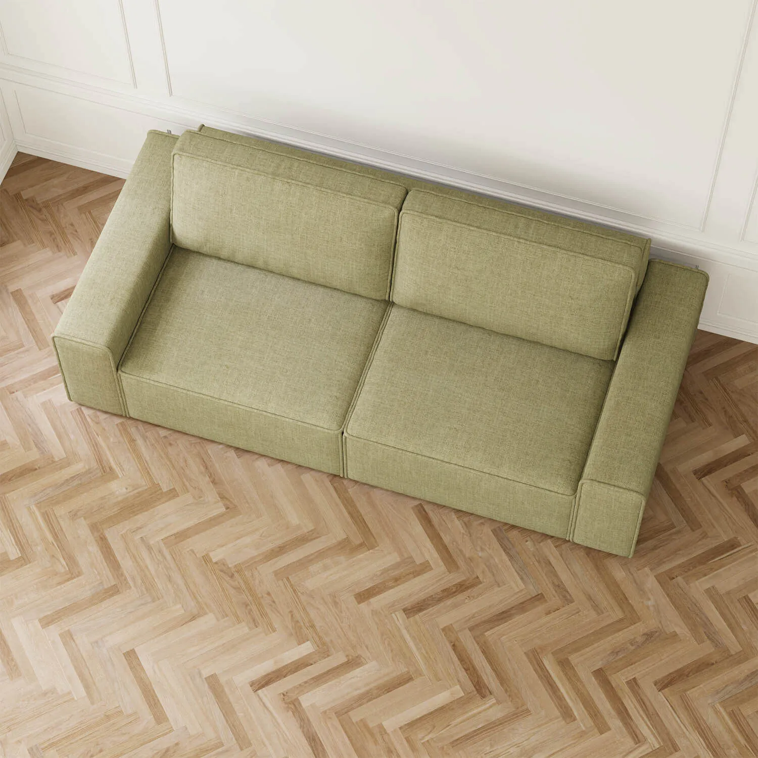 Soffa 3-sits 250cm Grön - Sydney