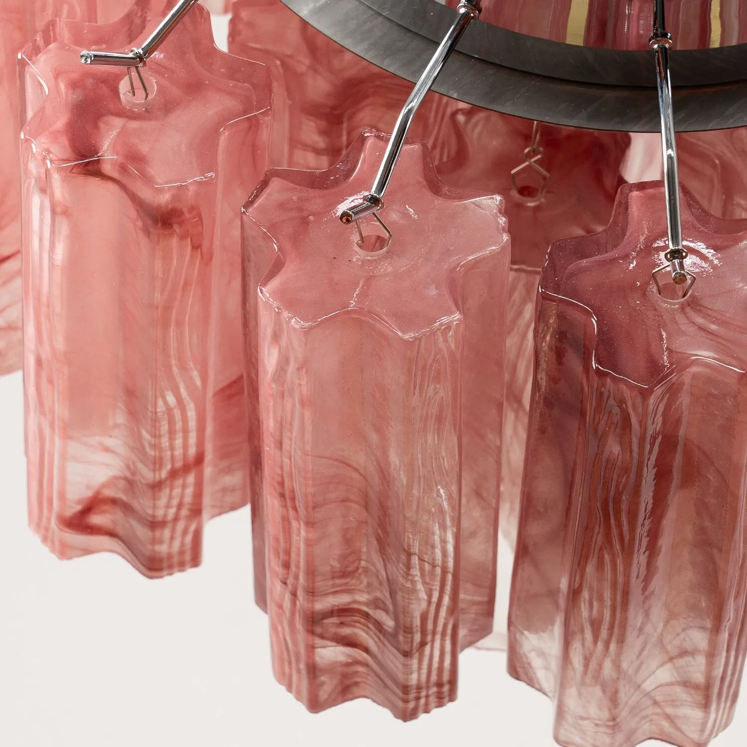 Taklampa Hall Ø45 Rosa Alabaster/Krom - Cagliari