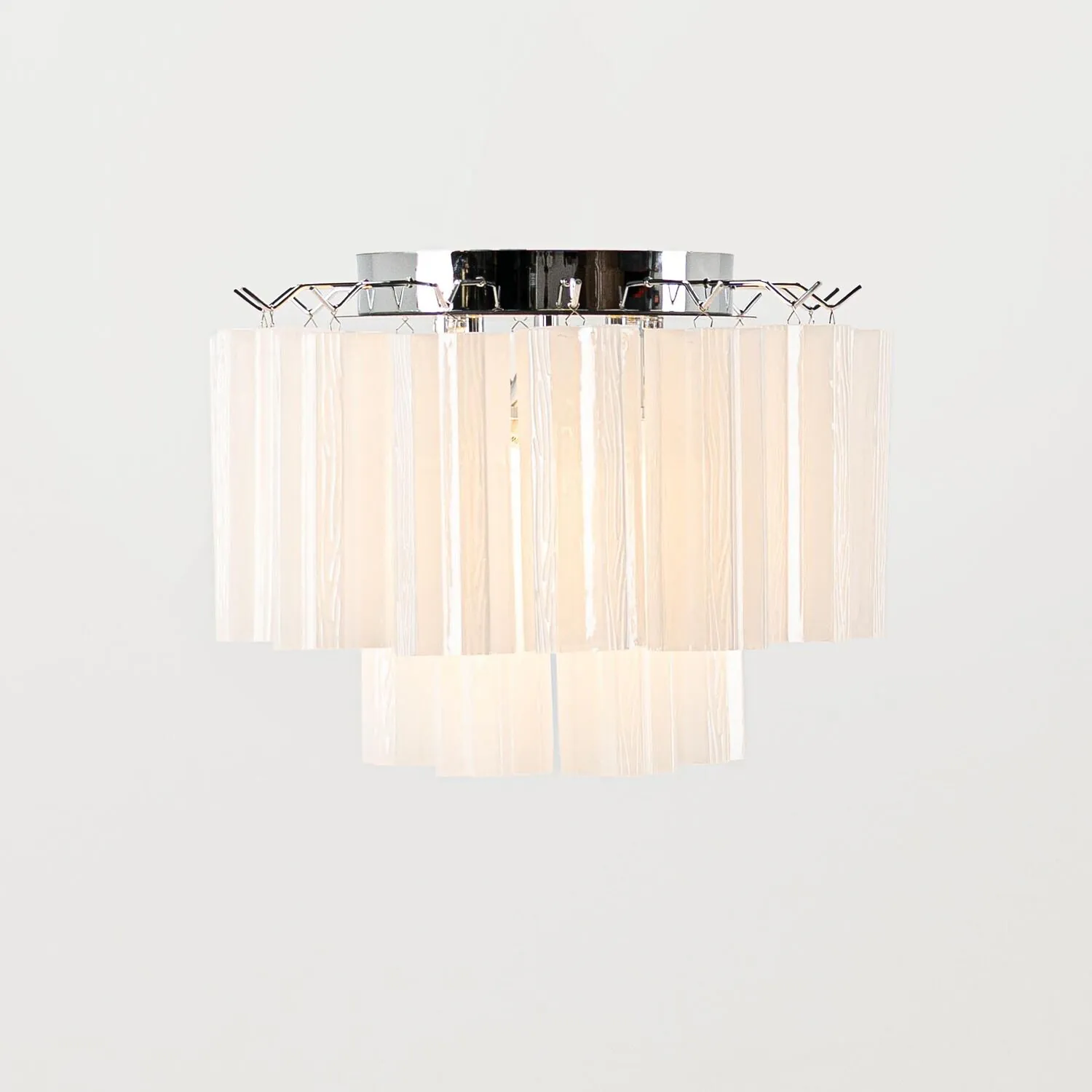 Taklampa Hall Ø45 Opal/Krom - Cagliari