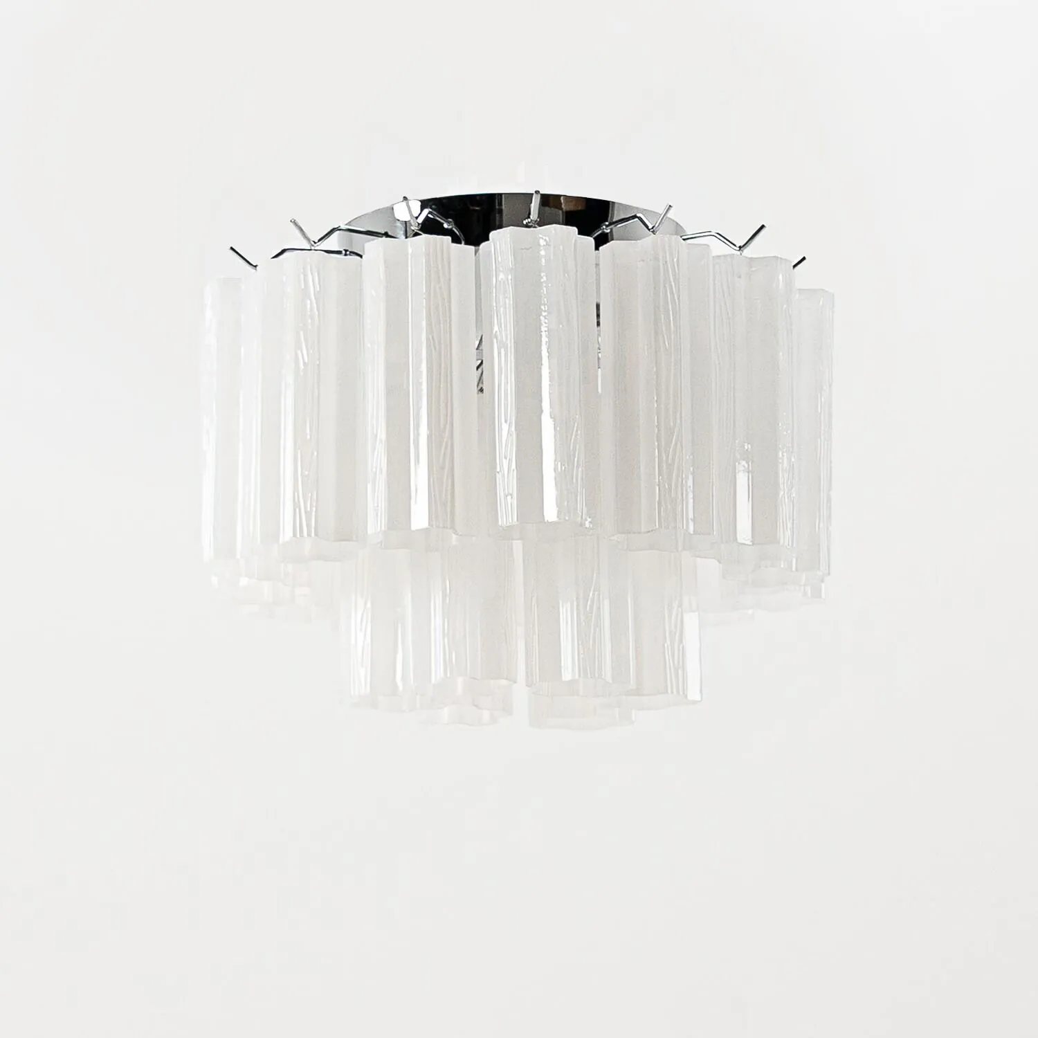 Taklampa Hall Ø45 Opal/Krom - Cagliari