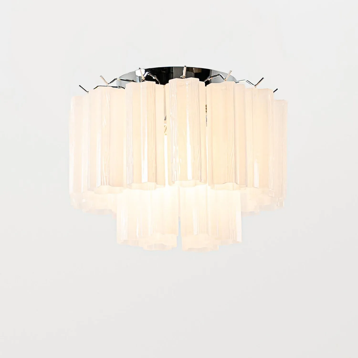Taklampa Hall Ø45 Opal/Krom - Cagliari
