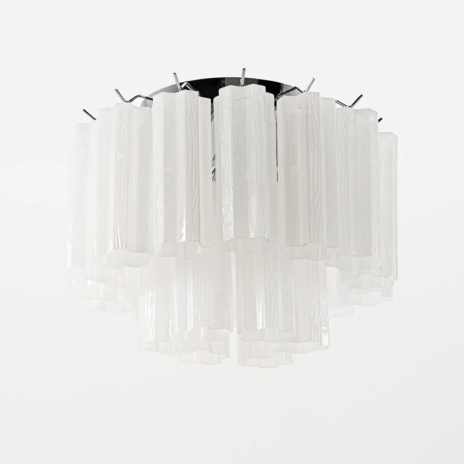 Taklampa Hall Ø45 Opal/Krom - Cagliari
