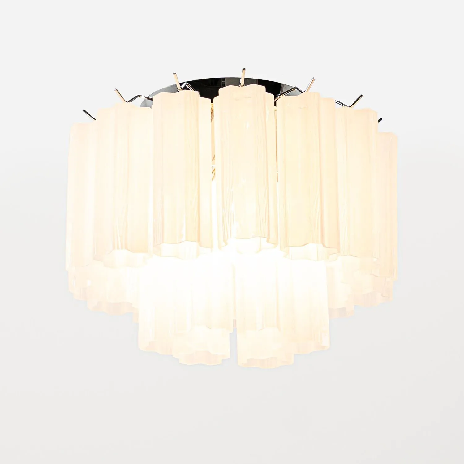 Taklampa Hall Ø45 Opal/Krom - Cagliari