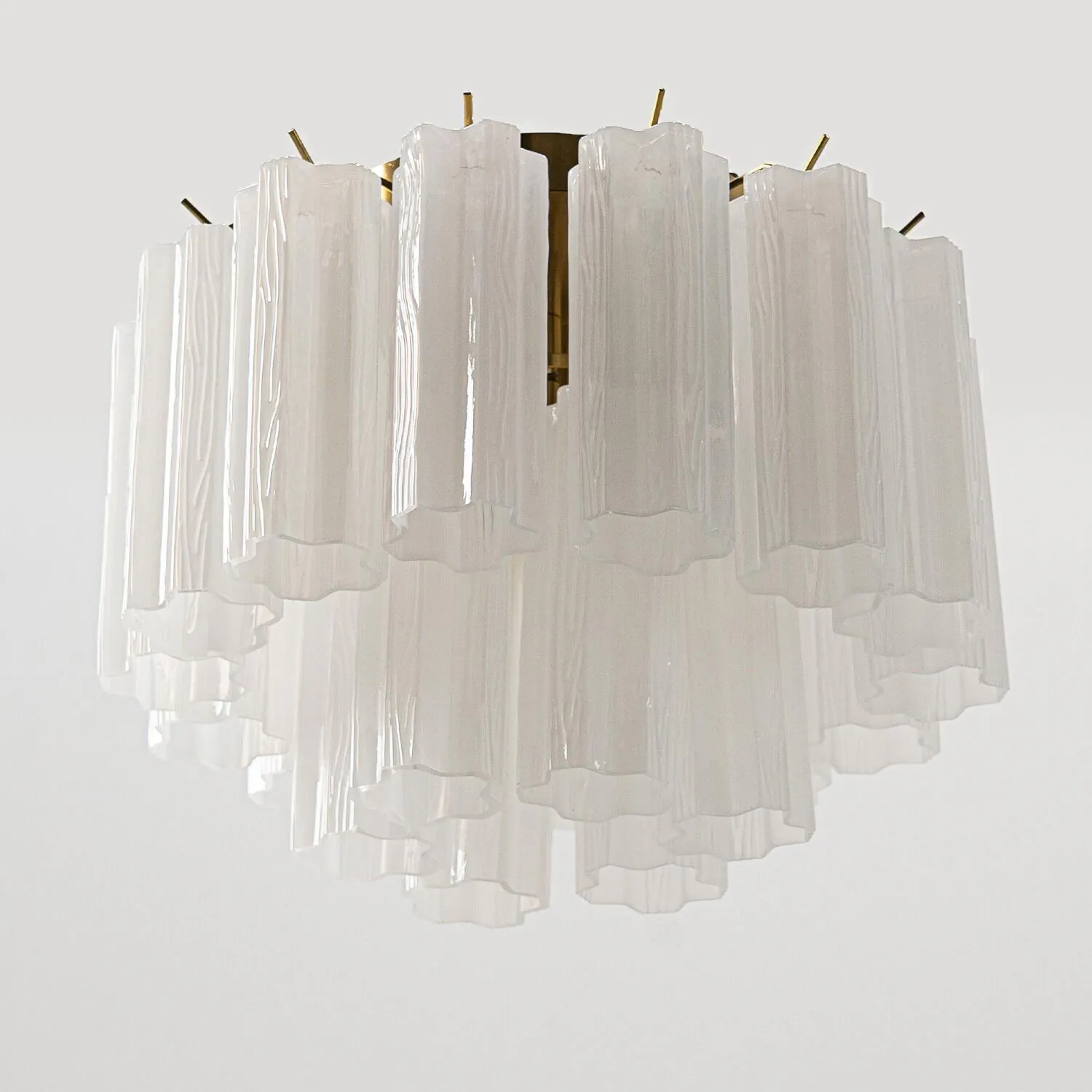 Taklampa Hall Ø45 Opal/Mässing - Cagliari