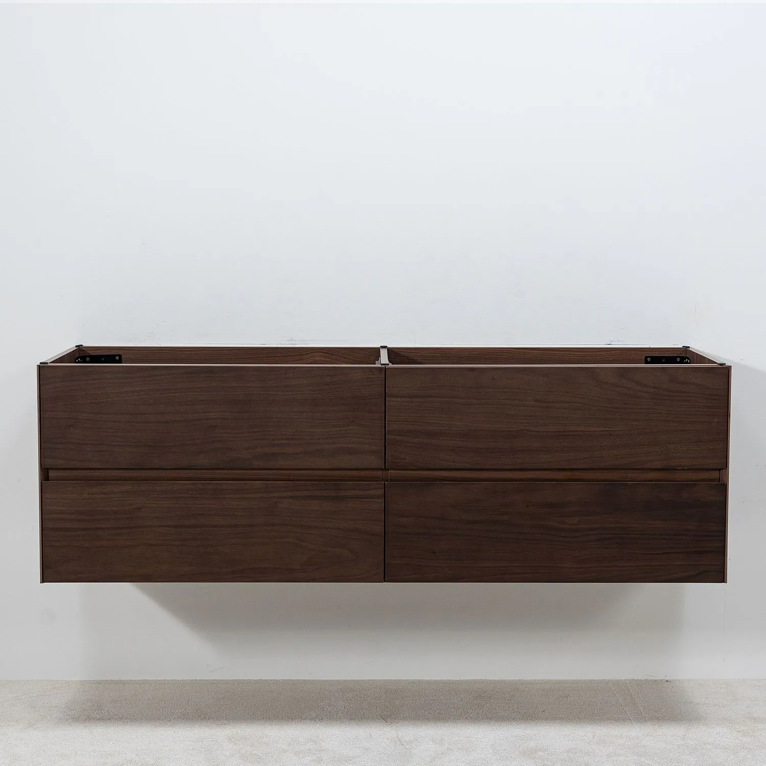 Dubbelkommod 150cm valnöt