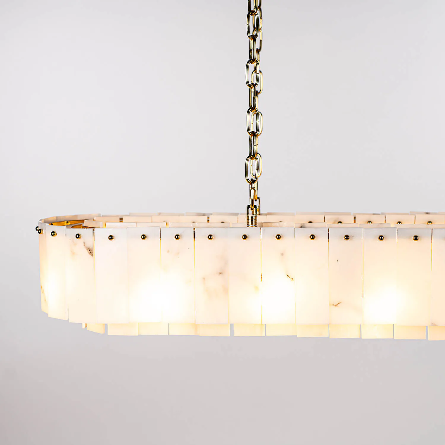 Avlång Taklampa 120cm Marmor - Scagliola