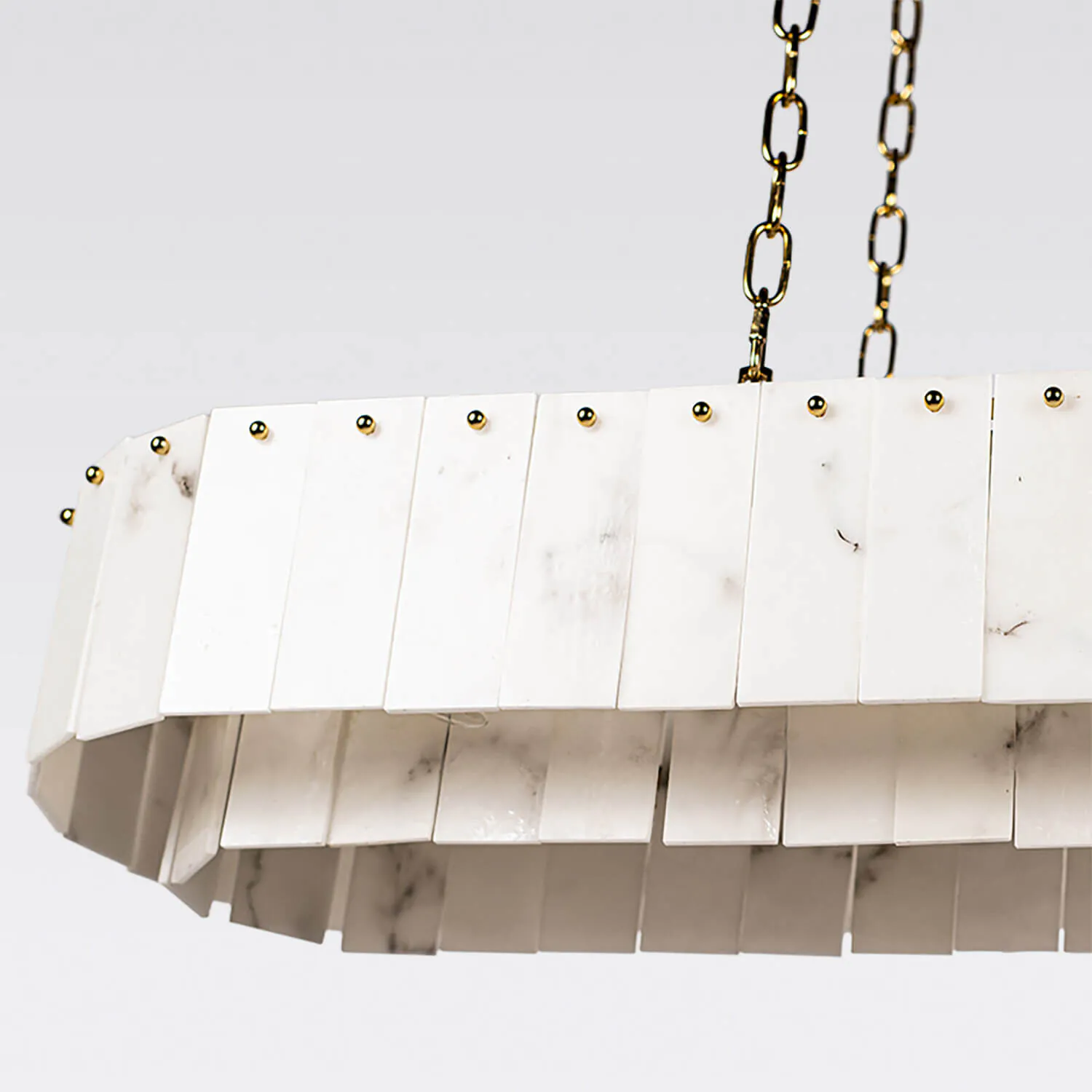 Avlång Taklampa 120cm Marmor - Scagliola