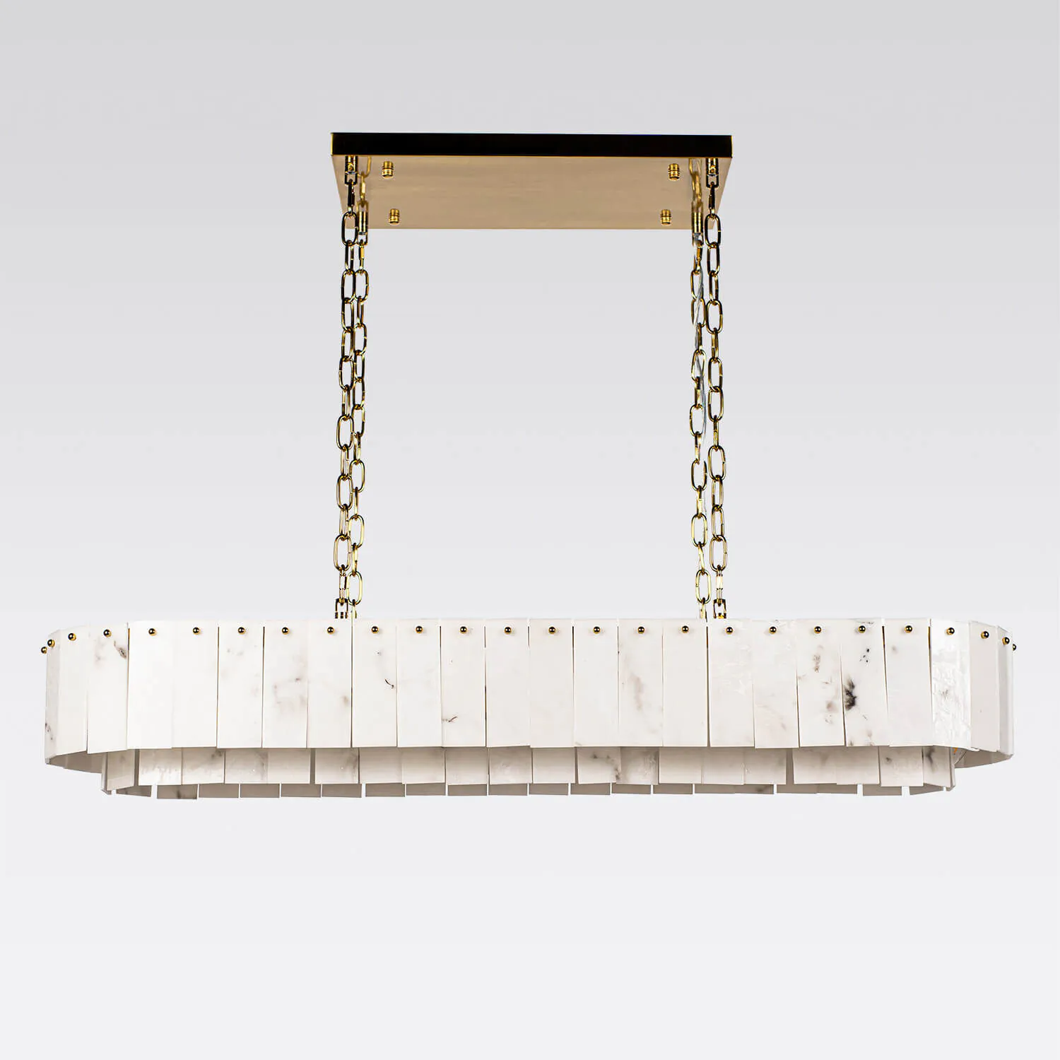 Avlång Taklampa 120cm Marmor - Scagliola