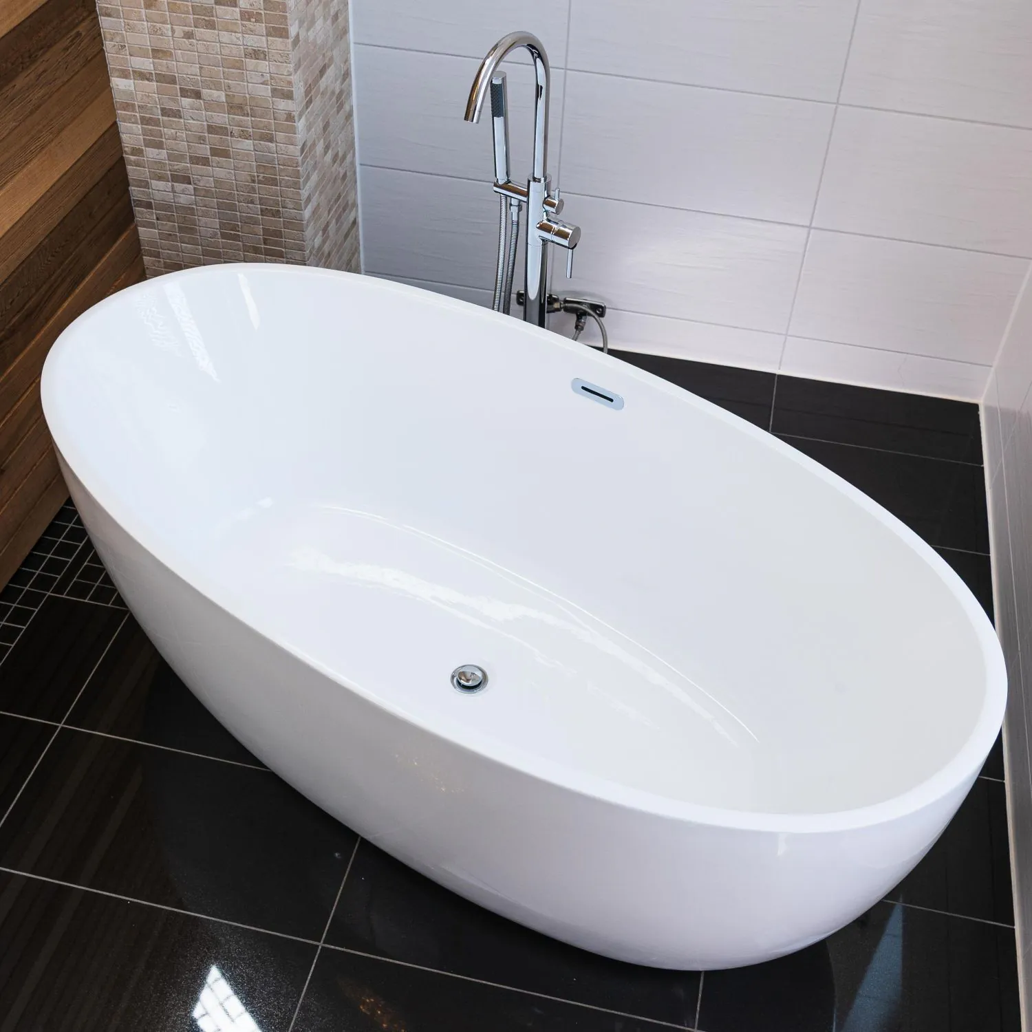 Badkar 170cm Vit - Skagen