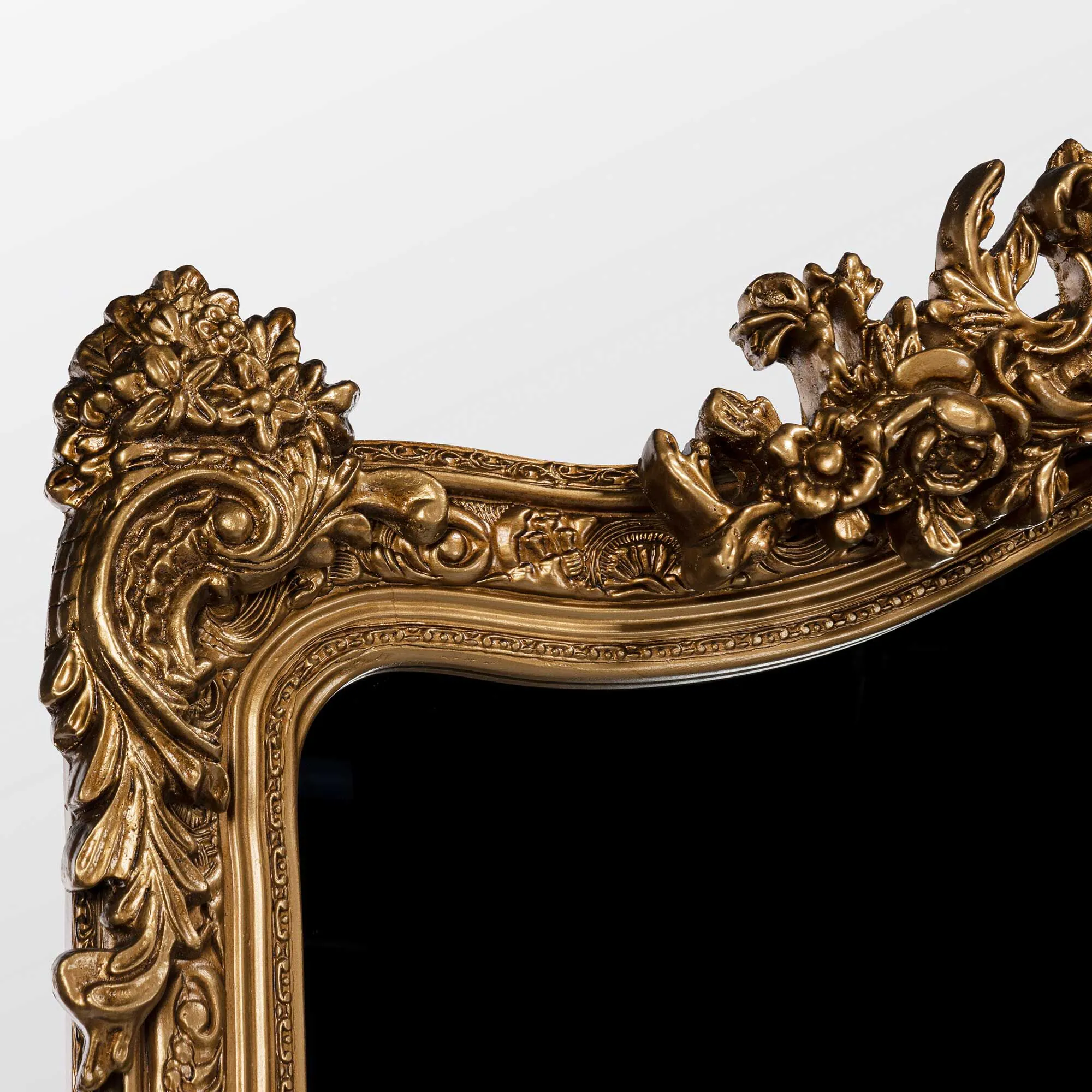 Stor Spegel 104x185cm Fransk Antik Guld Elizabeth