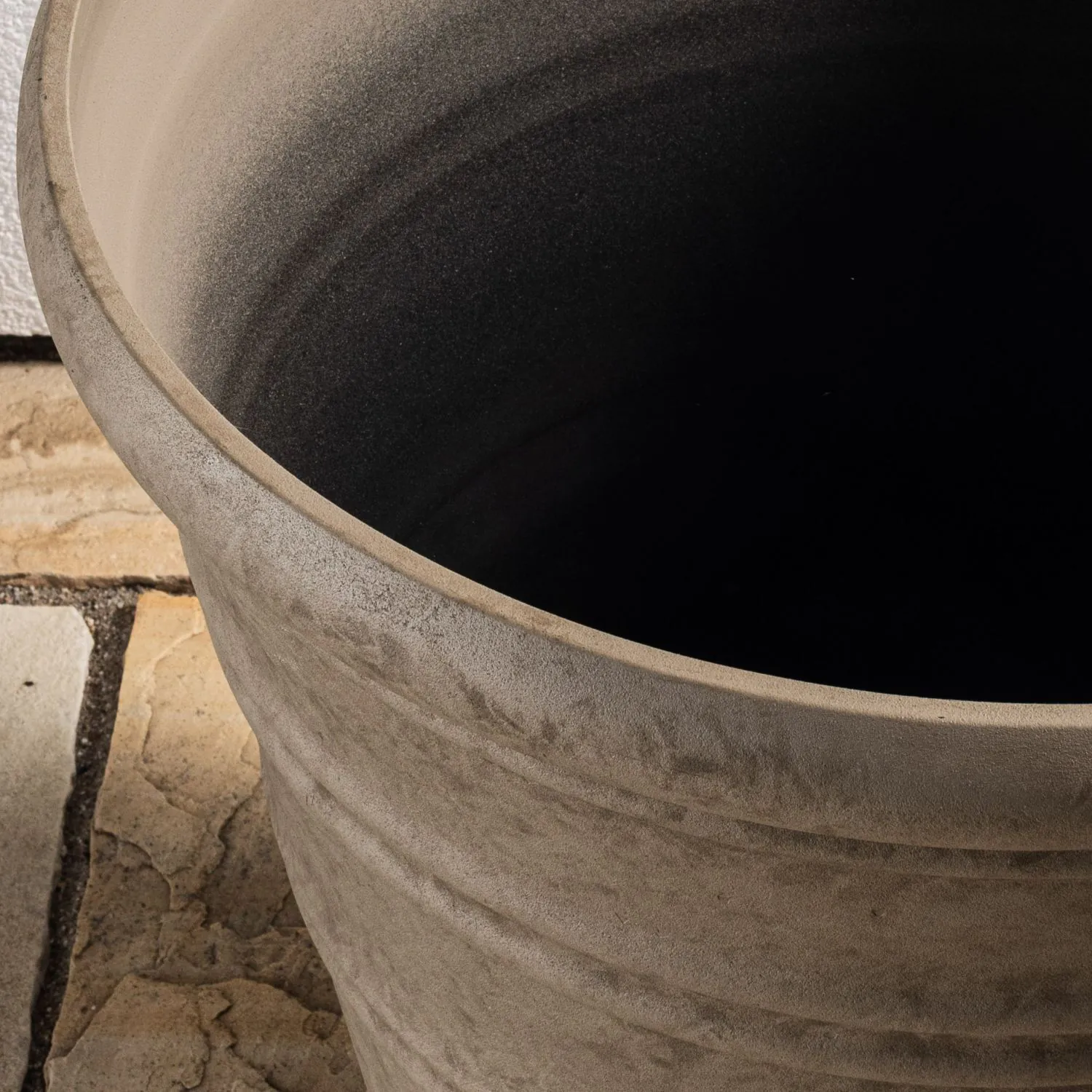 Beige Kruka Utomhus 54x55cm - Flavia