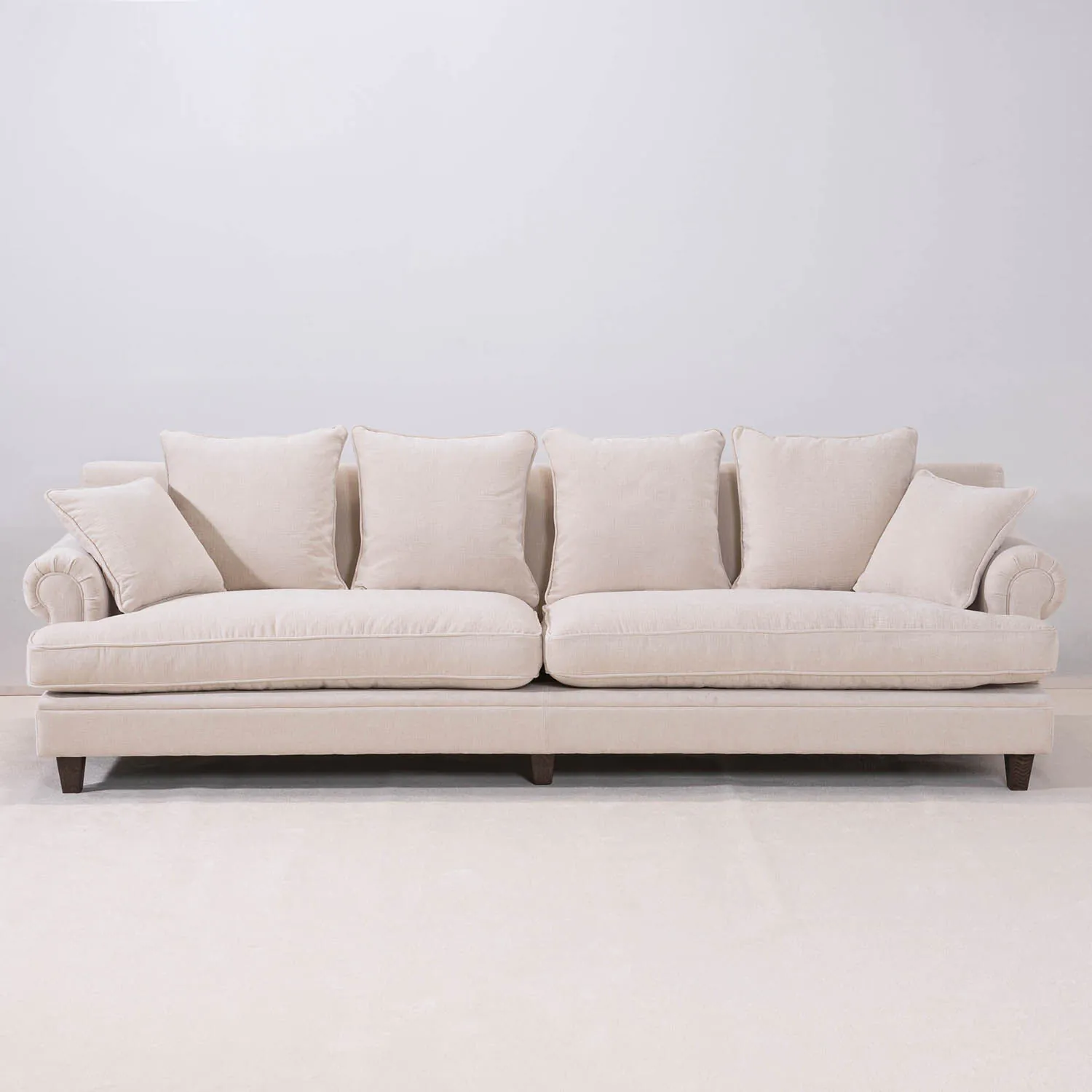 Howardsoffa 3-sits XL Beige 300cm - Hampton