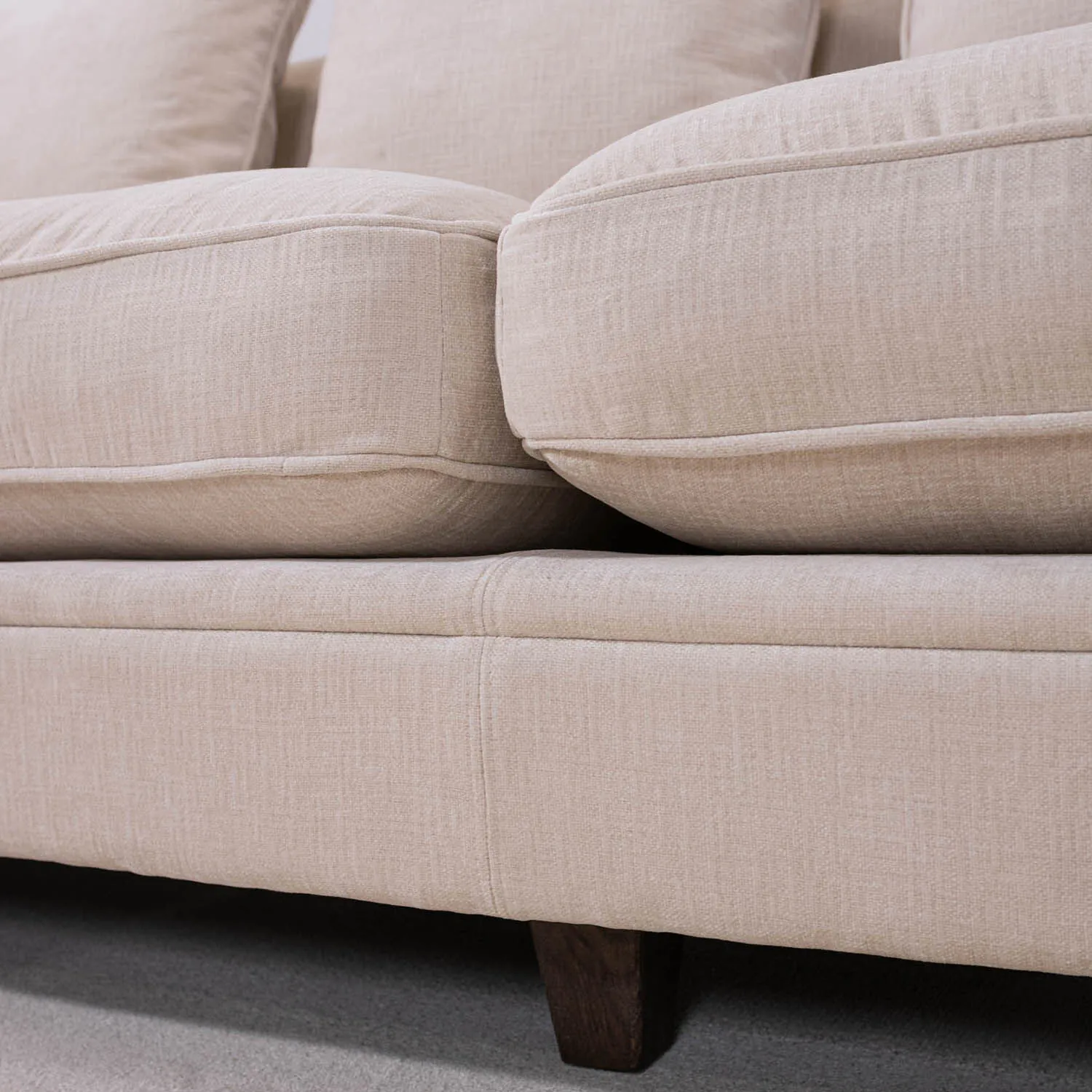Howardsoffa 3-sits XL Beige 300cm - Hampton