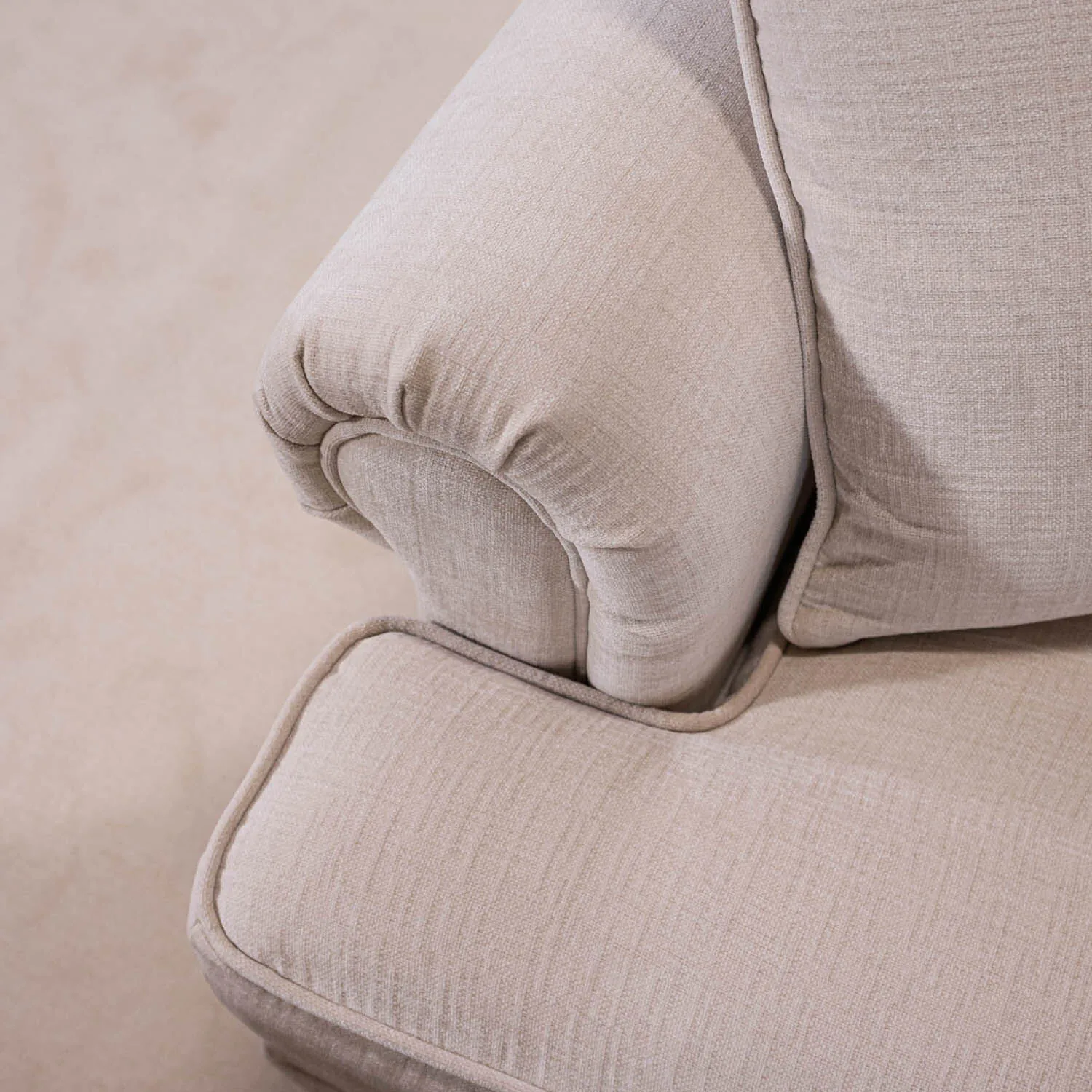 Howardsoffa 3-sits XL Beige 300cm - Hampton