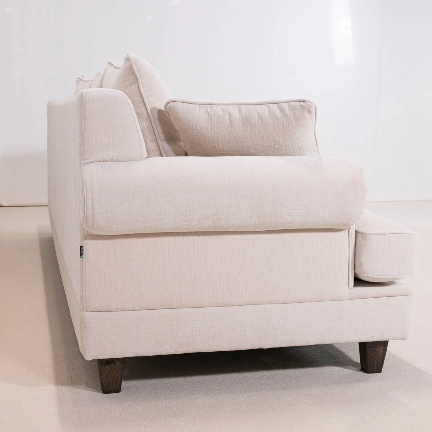 Howardsoffa 3-sits XL Beige 300cm - Hampton