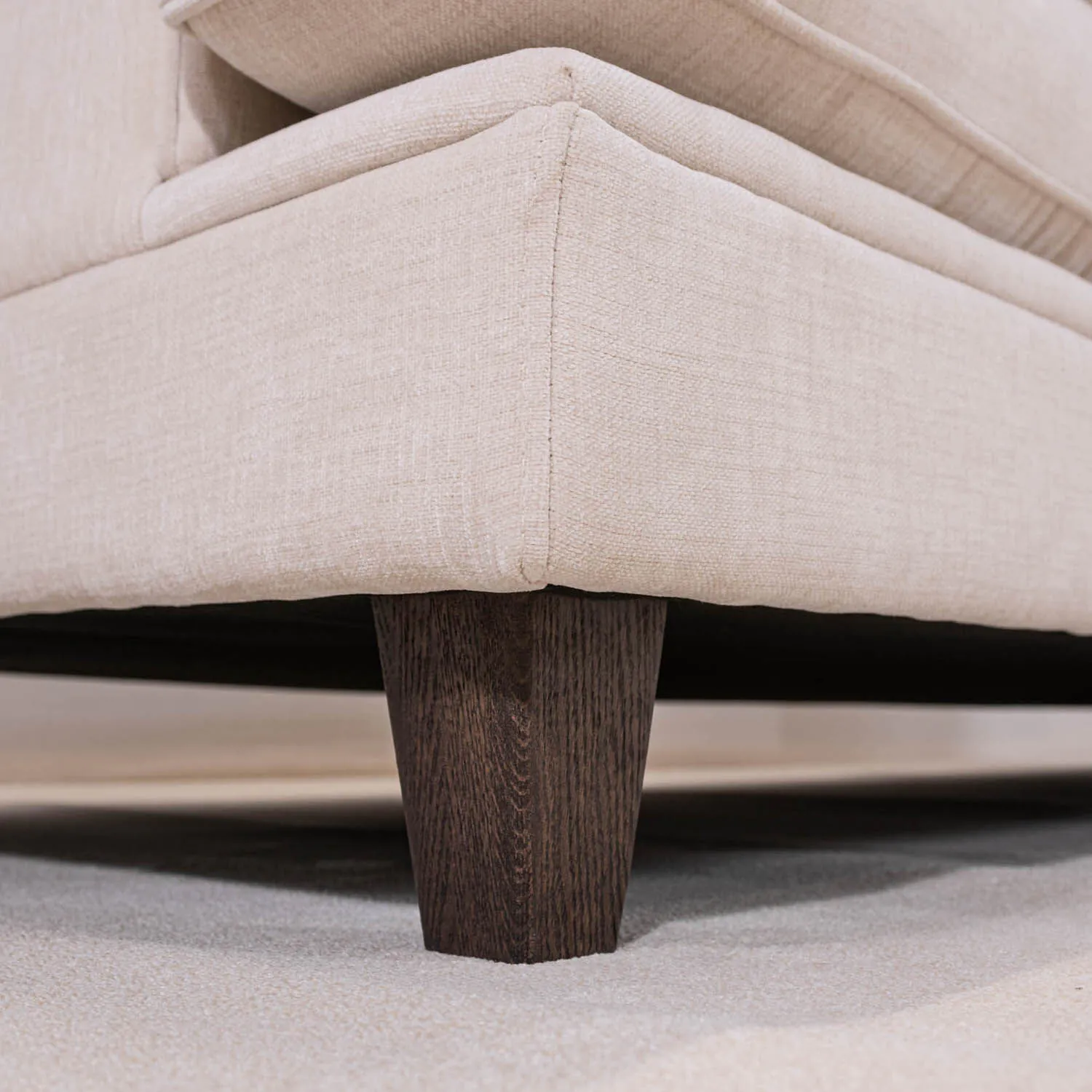 Howardsoffa 3-sits XL Beige 300cm - Hampton