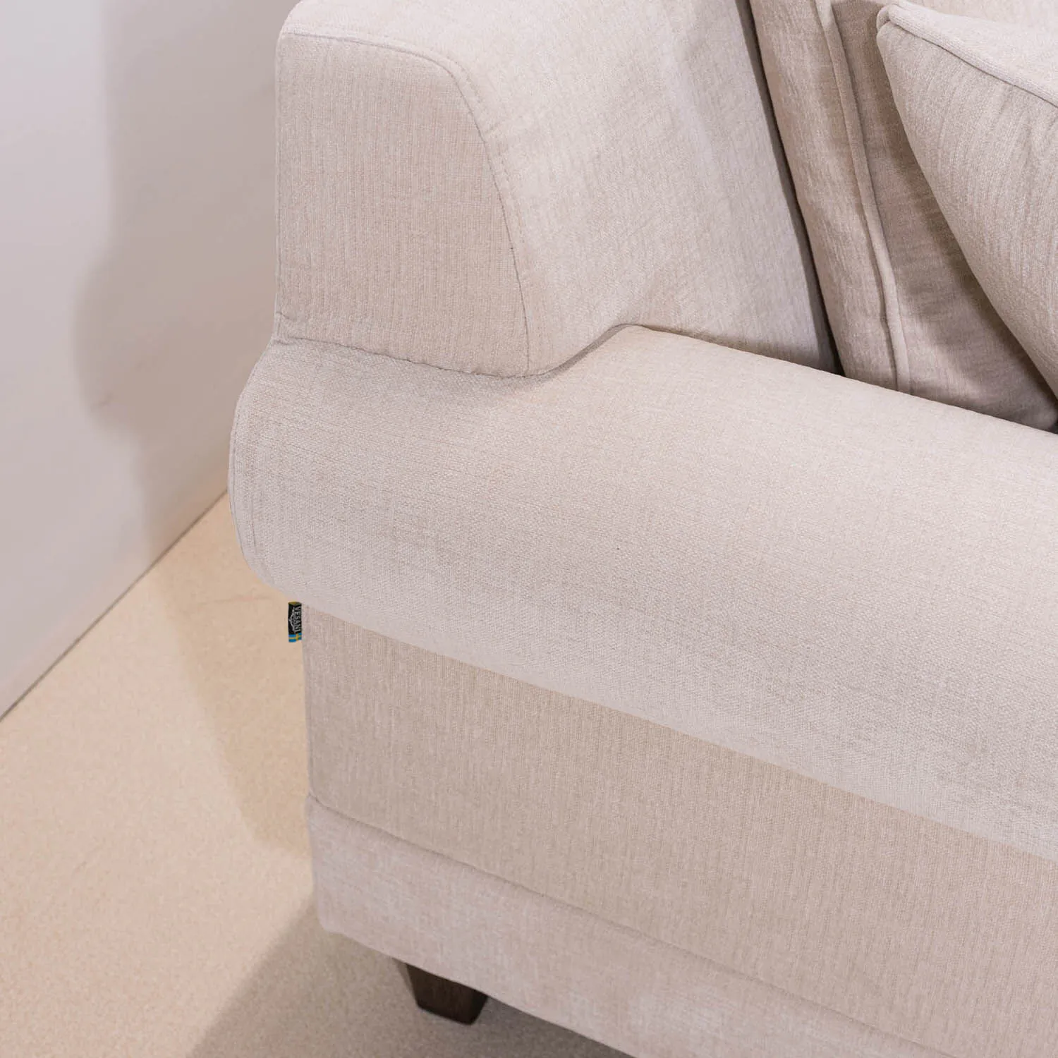 Howardsoffa 3-sits XL Beige 300cm - Hampton