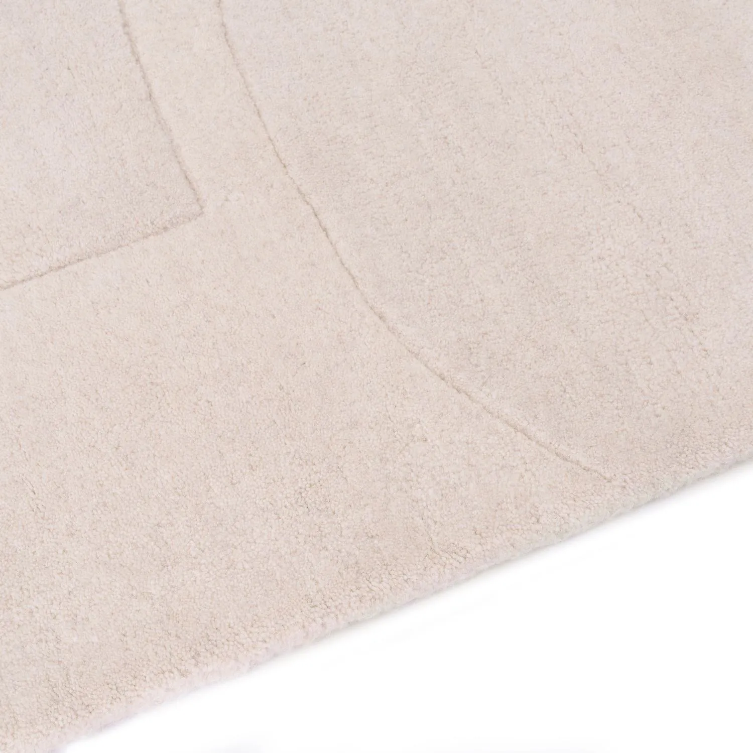 Beige Ullmatta 160x230cm - Valanga