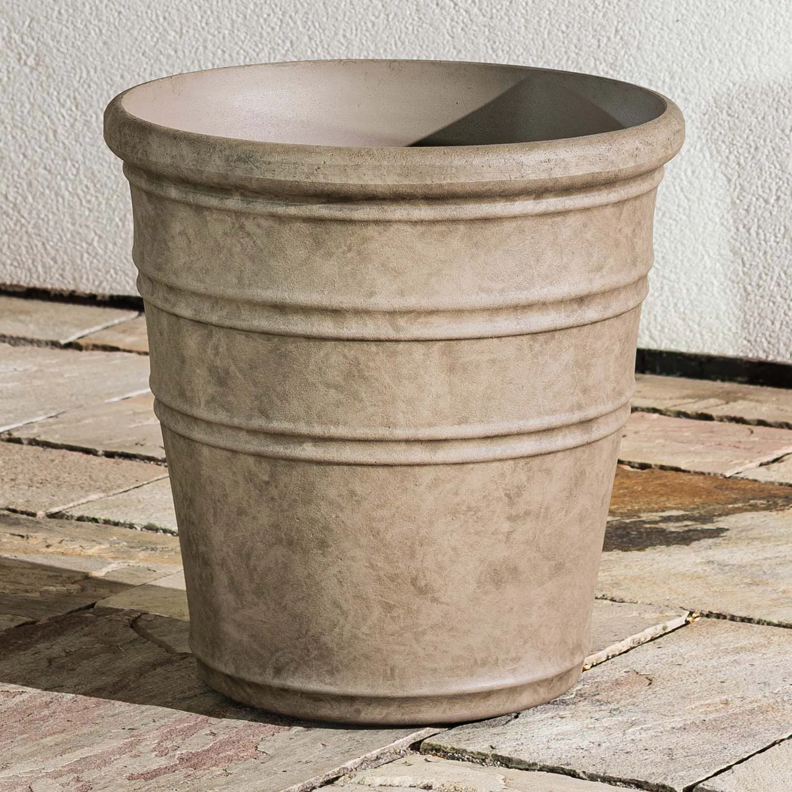 Beige Kruka Utomhus 40x42cm - Flavia