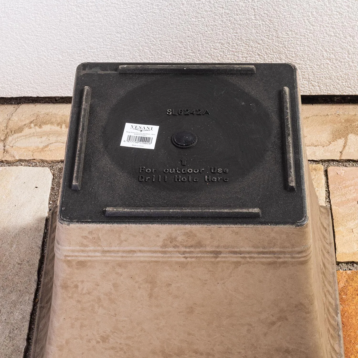 Beige Kruka Utomhus 35x30cm - Hera