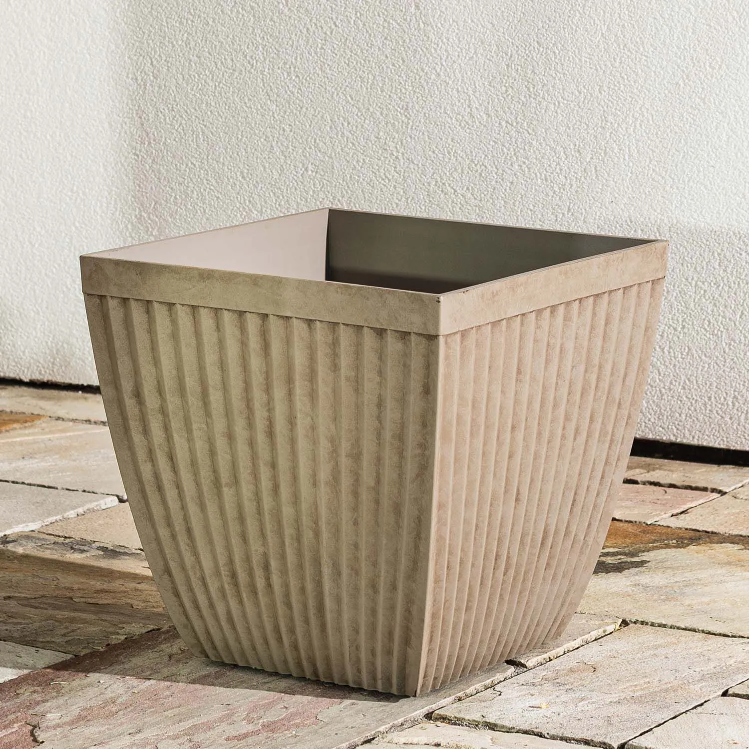 Beige Kruka Utomhus 43x42cm - Luisa