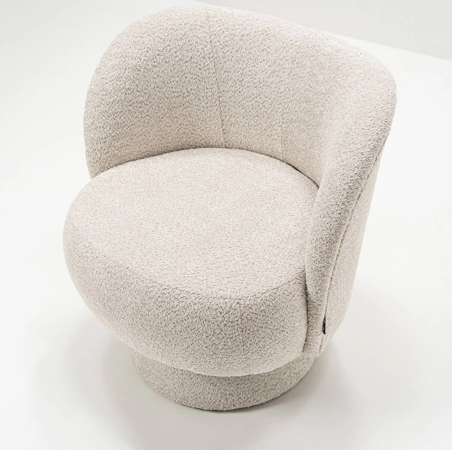 Fåtölj Beige Boucle - Belgravia