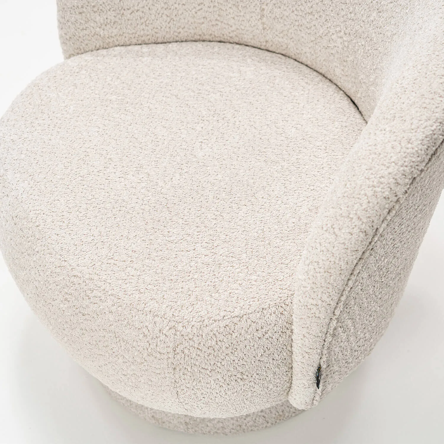 Fåtölj Beige Boucle - Belgravia