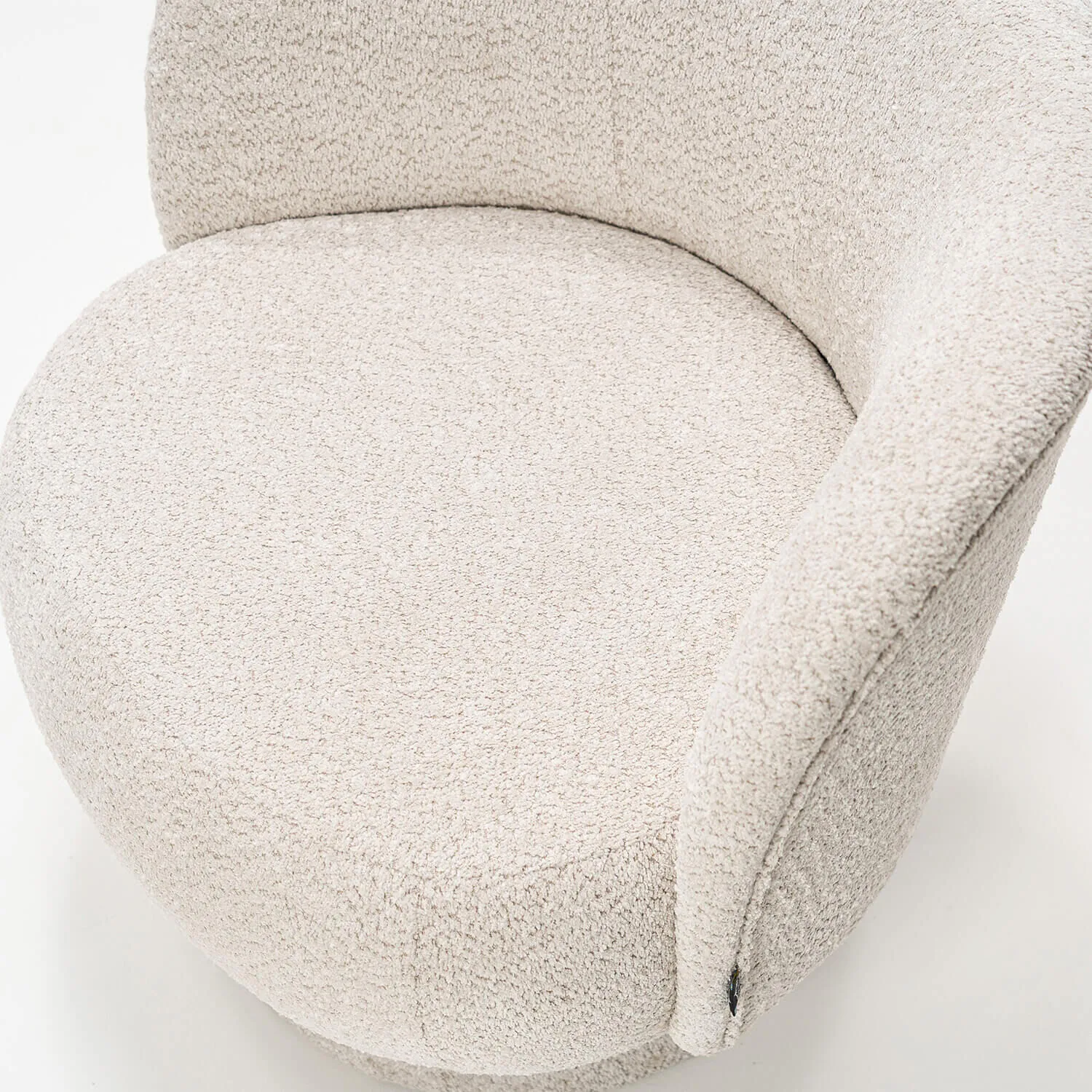 Fåtölj Beige Boucle - Belgravia