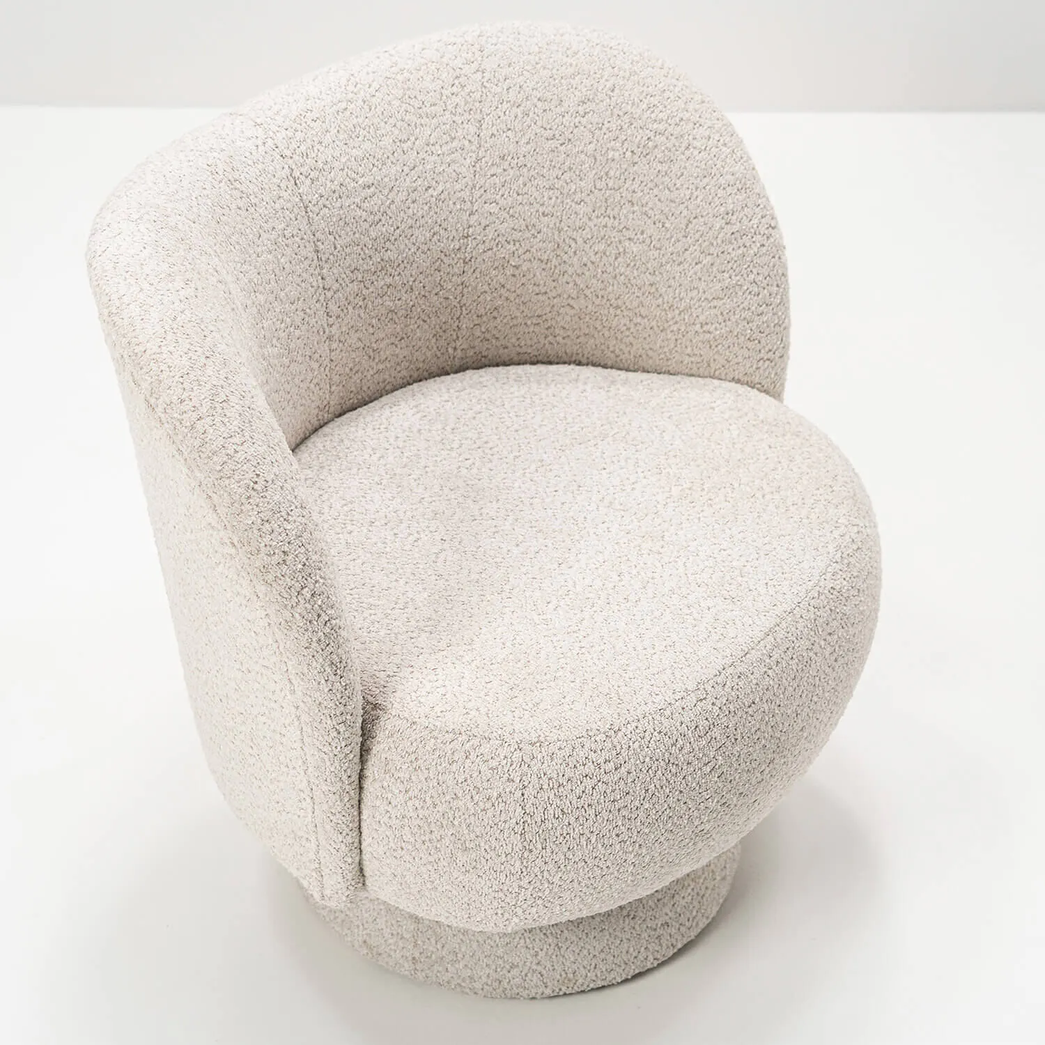Fåtölj Beige Boucle - Belgravia