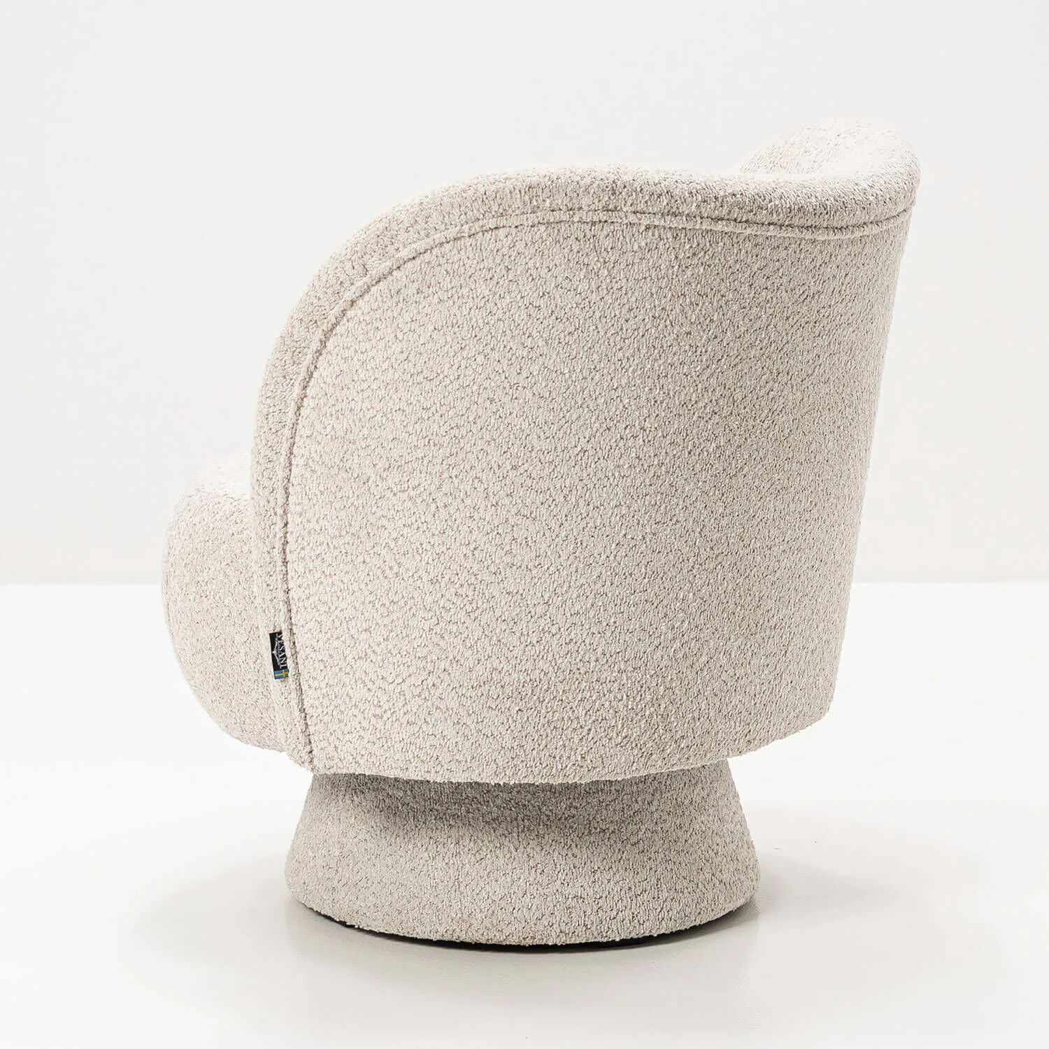 Fåtölj Beige Boucle - Belgravia