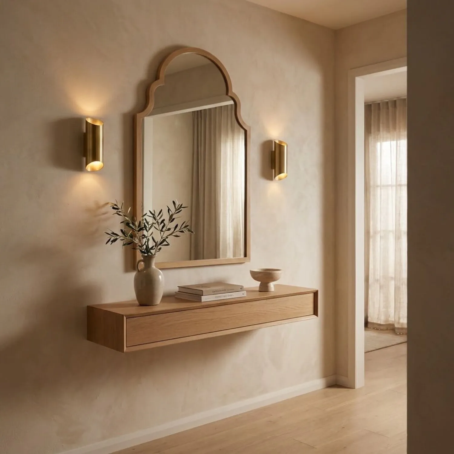 Spegel Guld 60x104 cm - Bernadotte