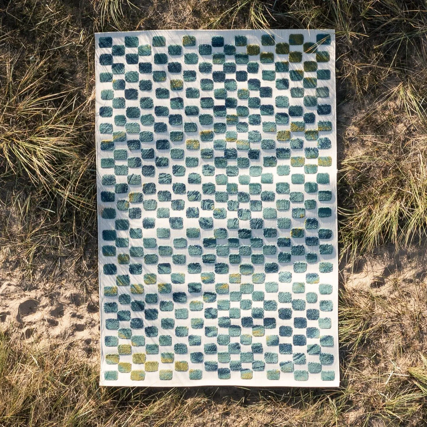 Blå Utomhusmatta 200x290cm - Calma