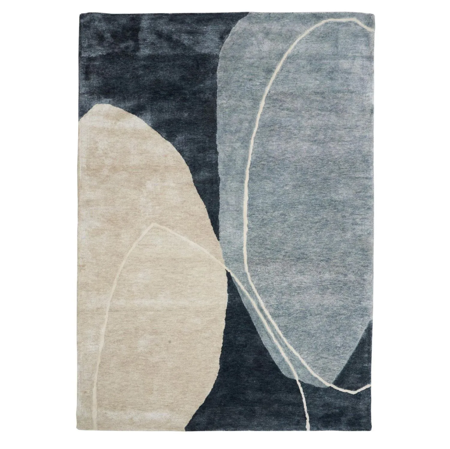 Viskosmatta Blå 160x230cm - Glacier