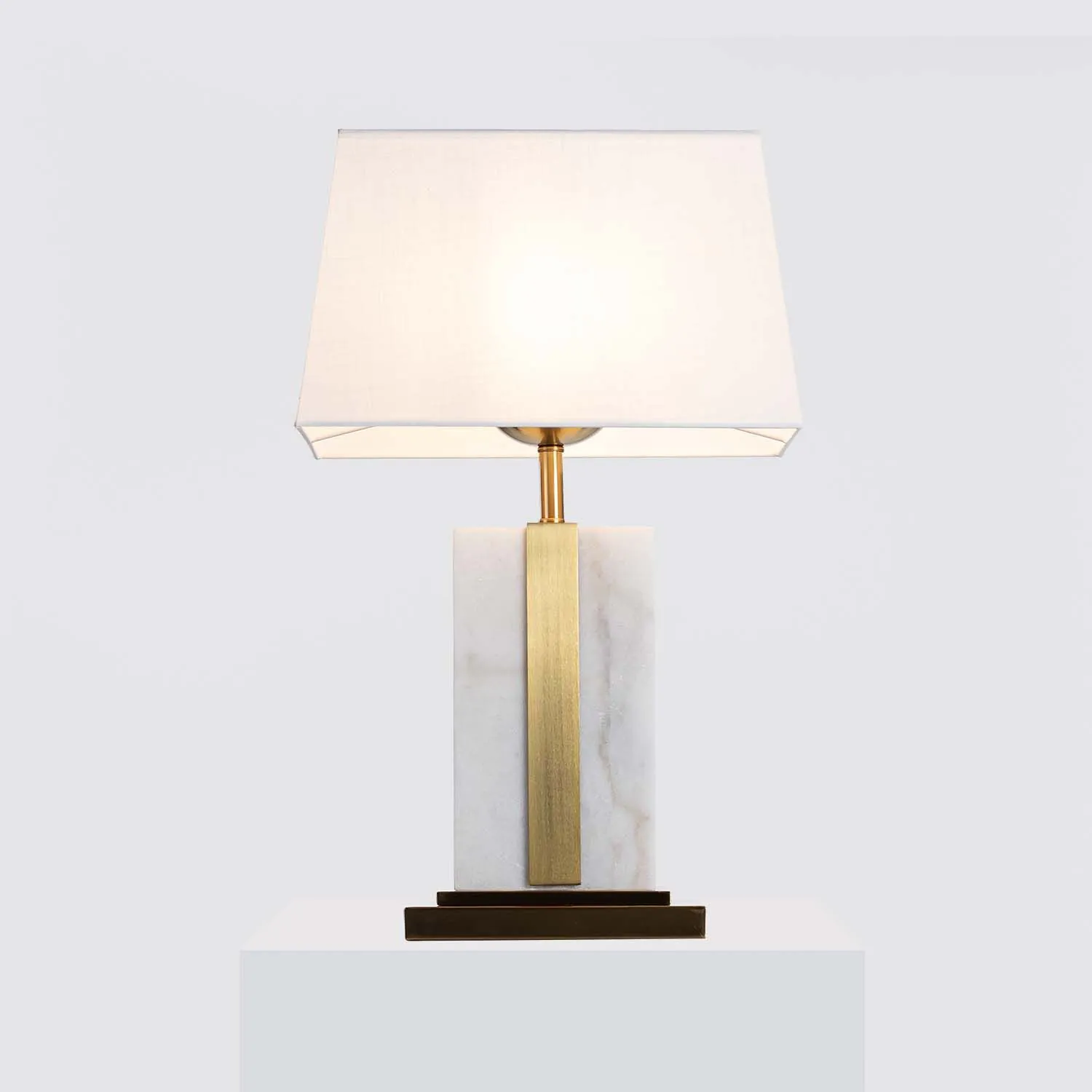 Bordslampa Marmor/Mässing H63cm - Livorno