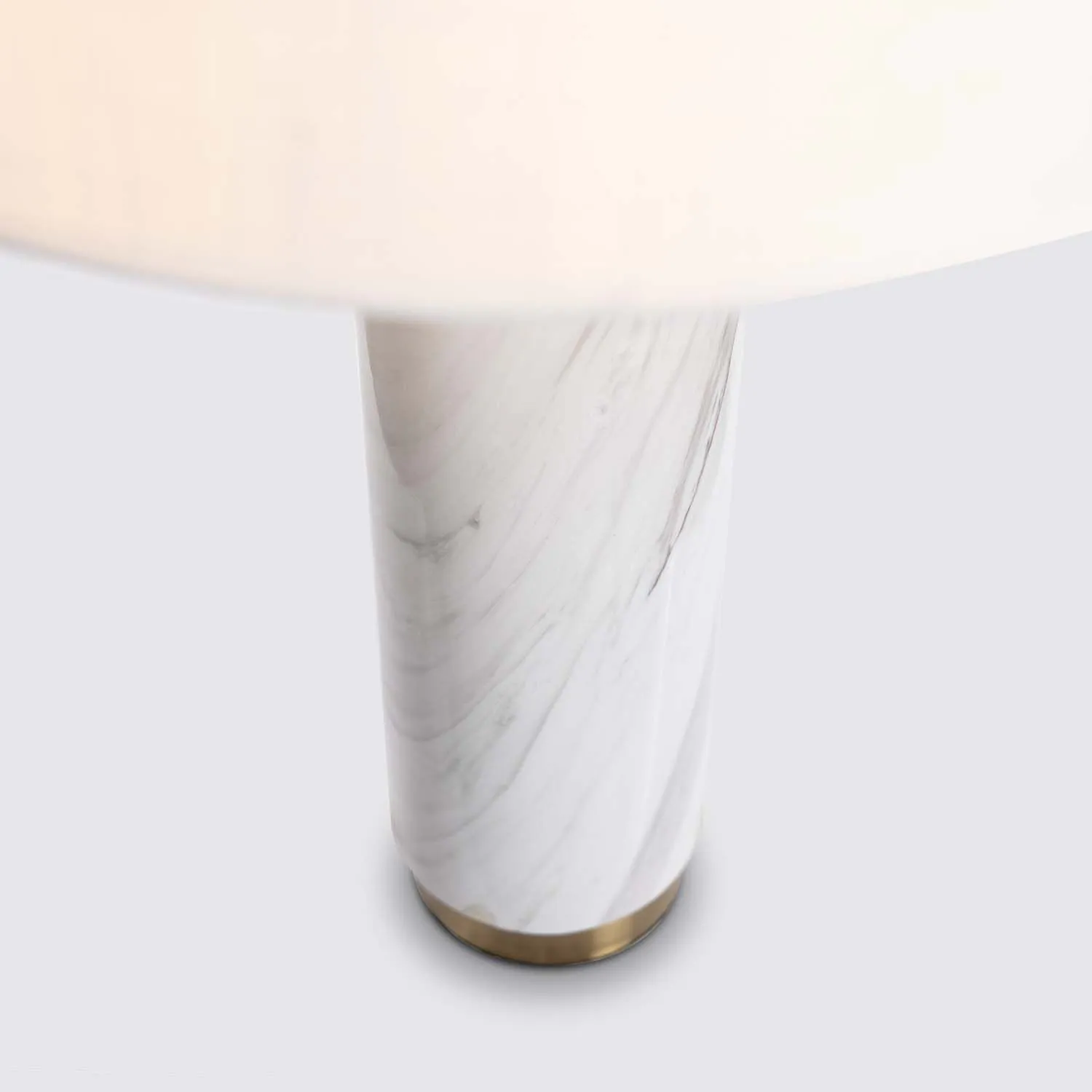 Bordslampa Vit Marmor H68cm - Turin