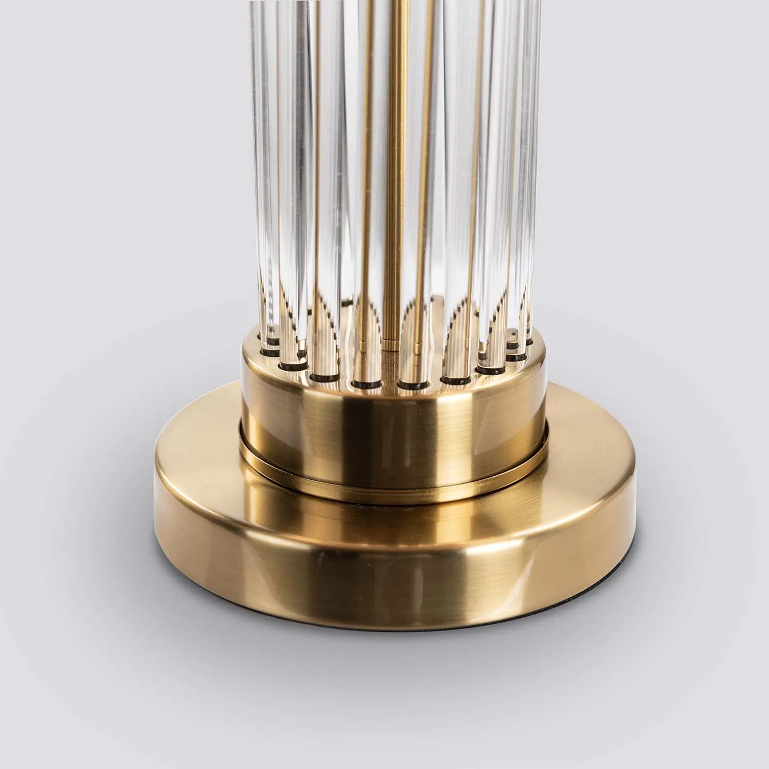 Bordslampa Glas/Mässing H62cm - Cannes
