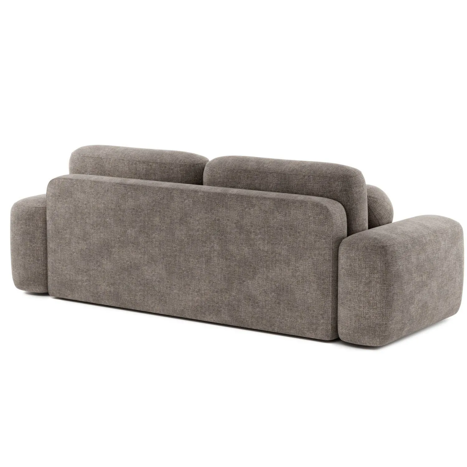 Soffa 3-sits 253cm Brun - Huntington