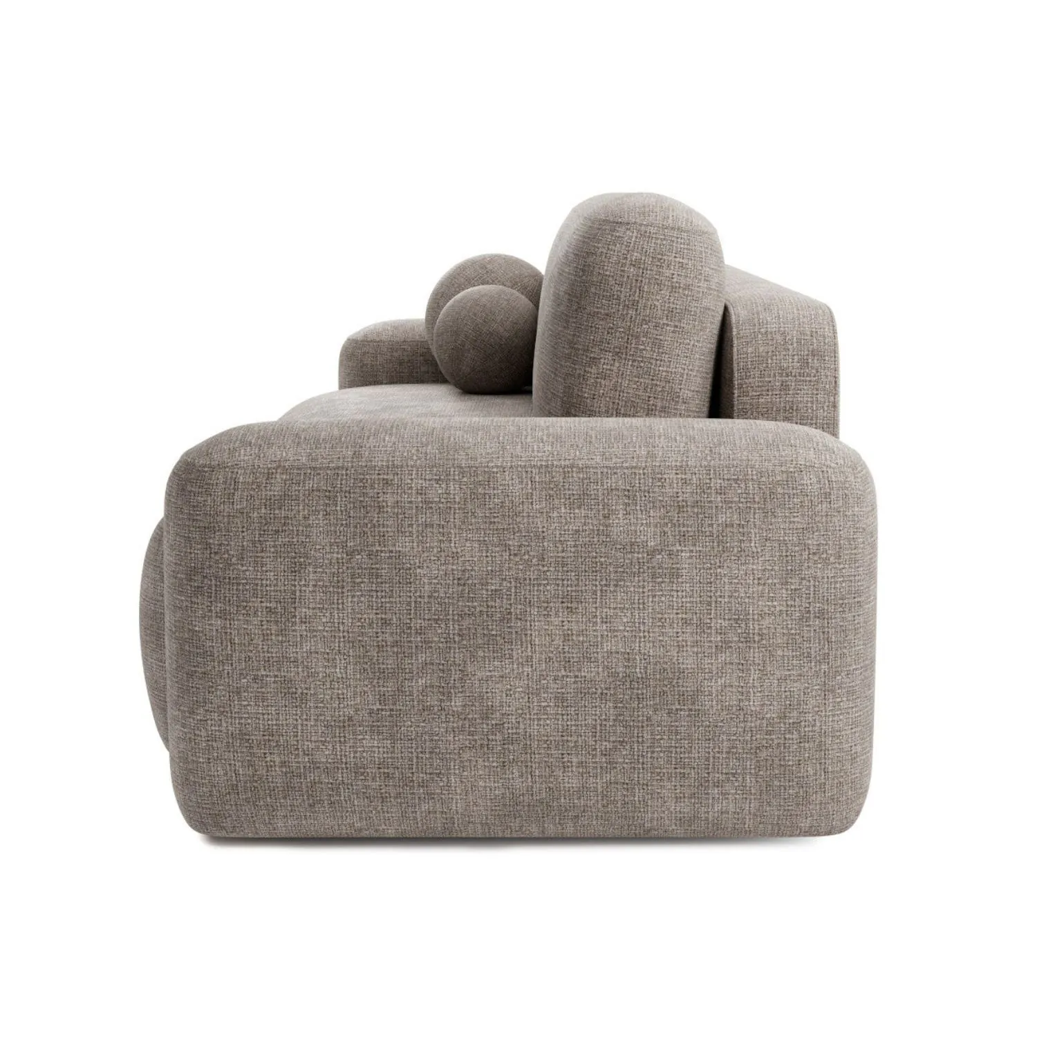 Soffa 3-sits 253cm Brun - Huntington