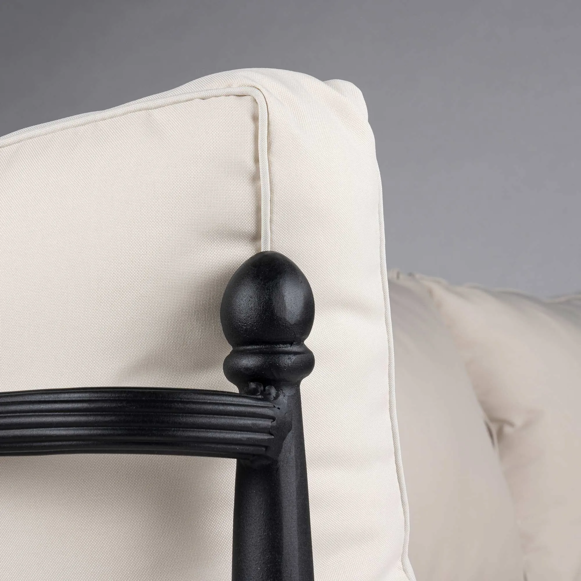 Soffgrupp Utomhus Svart Aluminium 5-pers - Capri