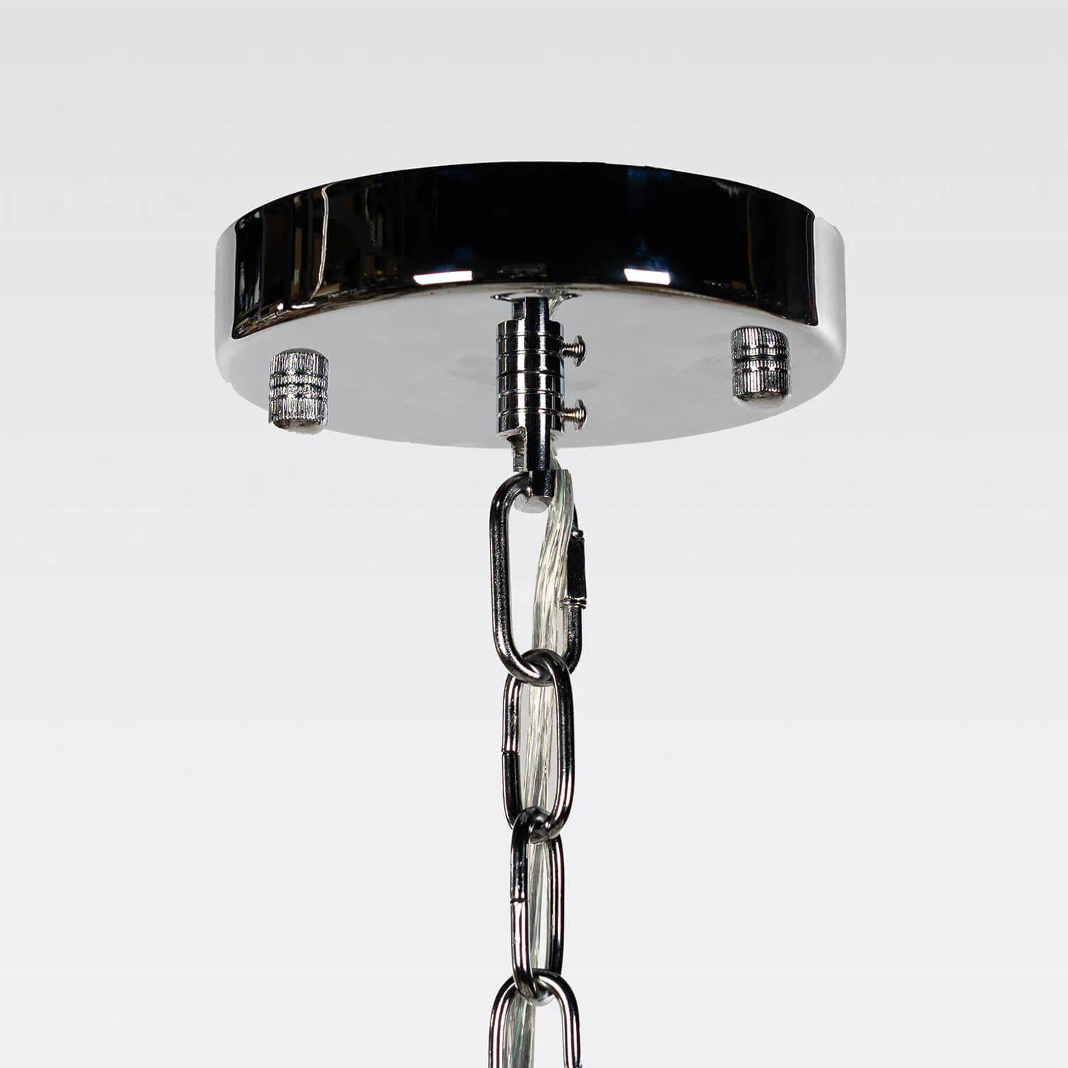 Kristallkrona Ø63xH46cm Krom/Klar - Catania