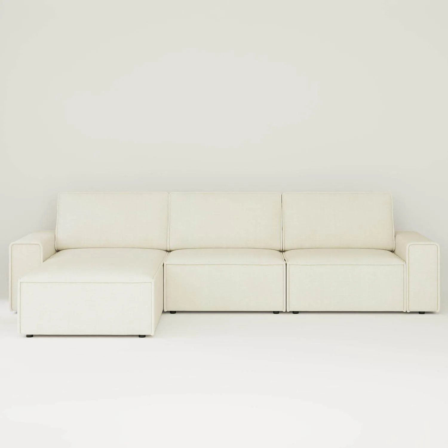Divansoffa 353cm Beige Vänster - Sydney