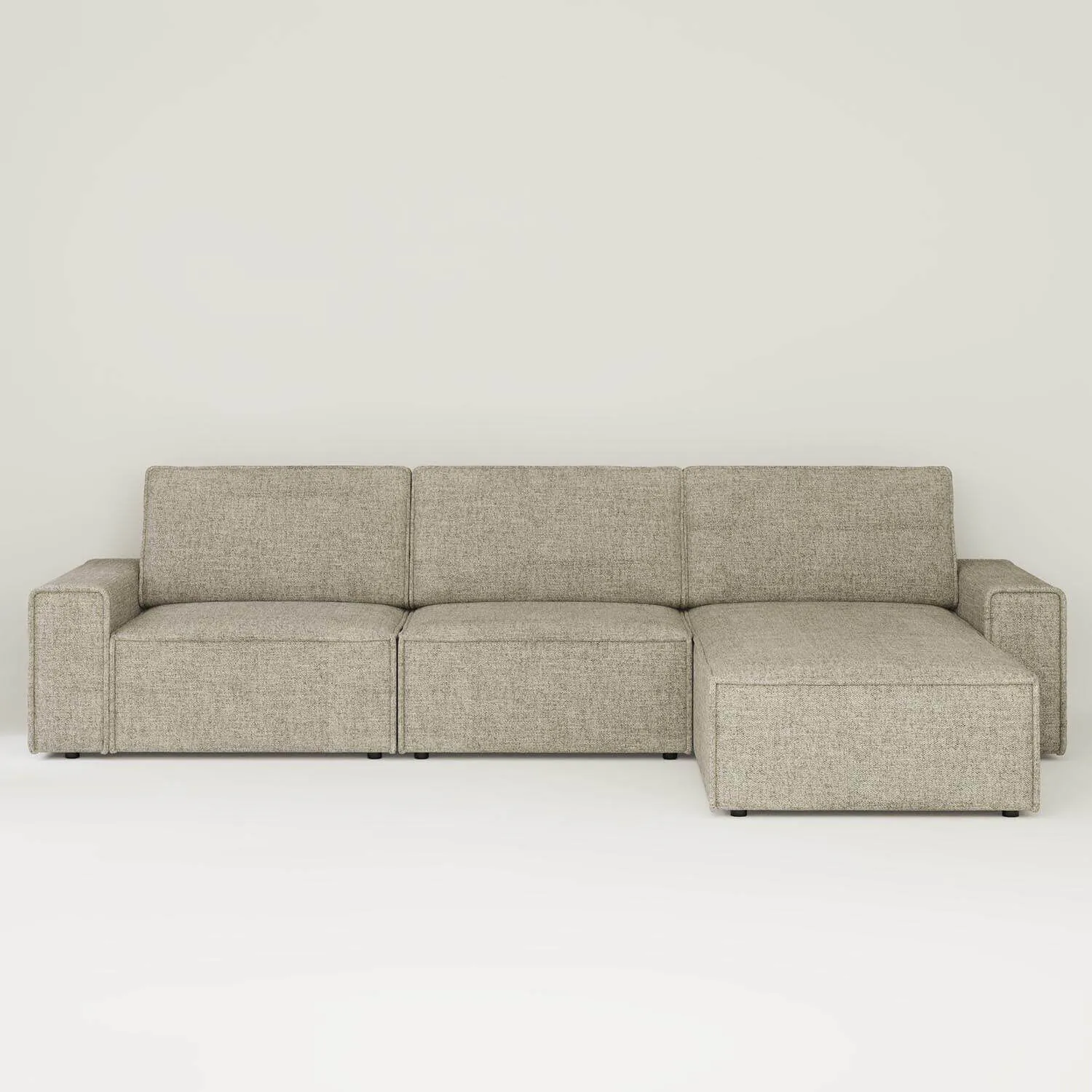 Divansoffa 353cm Grå Höger - Sydney