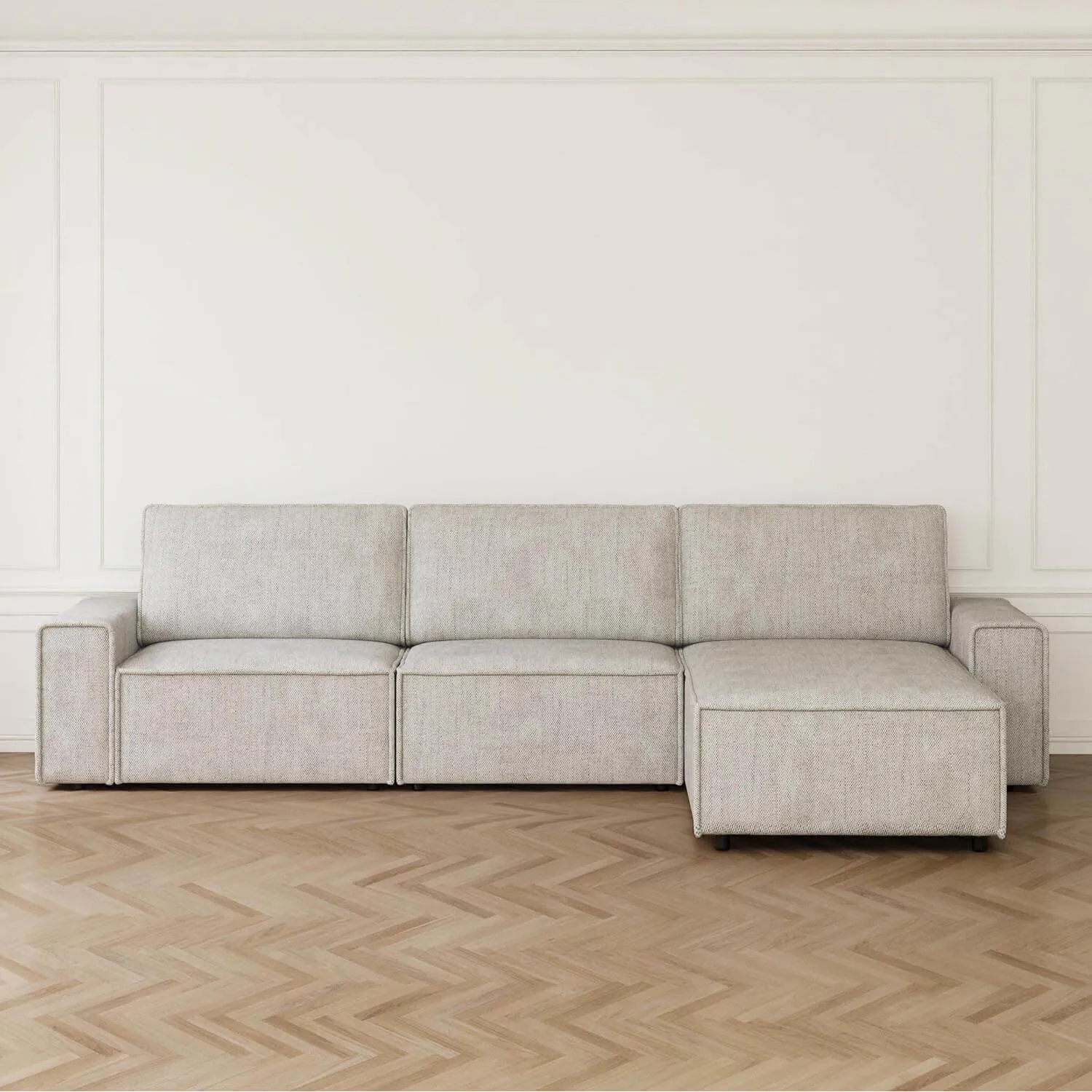 Divansoffa 353cm Greige Höger - Sydney