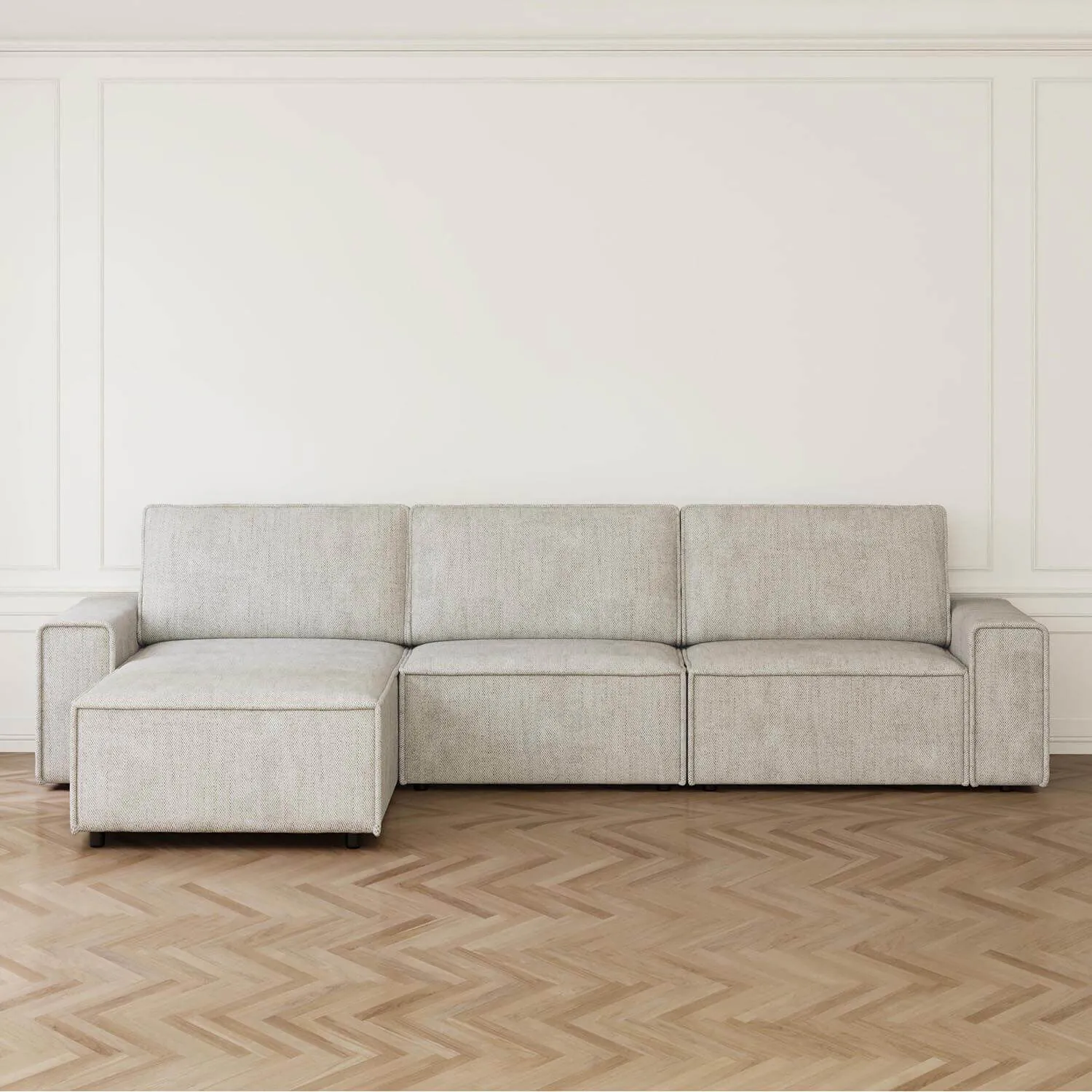 Divansoffa 353cm Greige Vänster - Sydney
