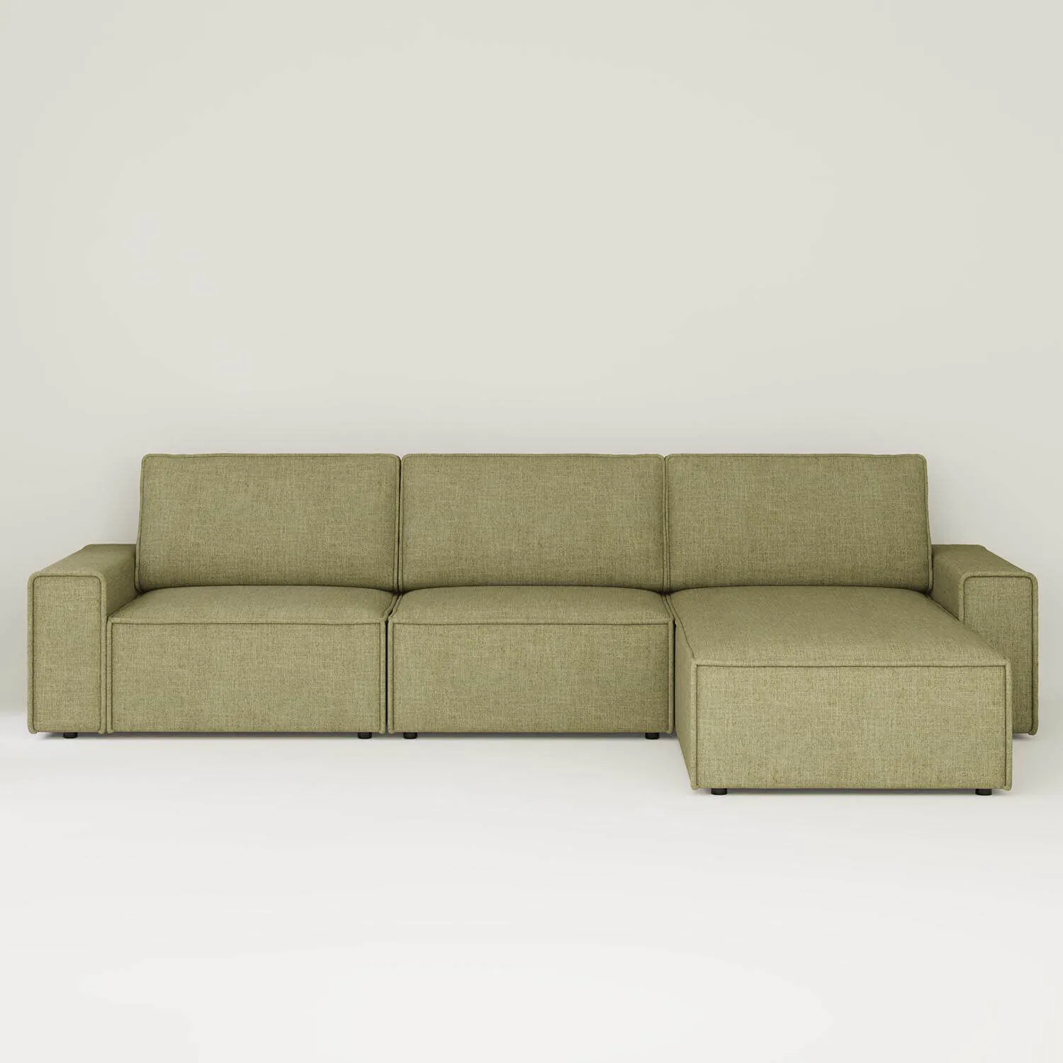 Divansoffa 353cm Grön Höger - Sydney
