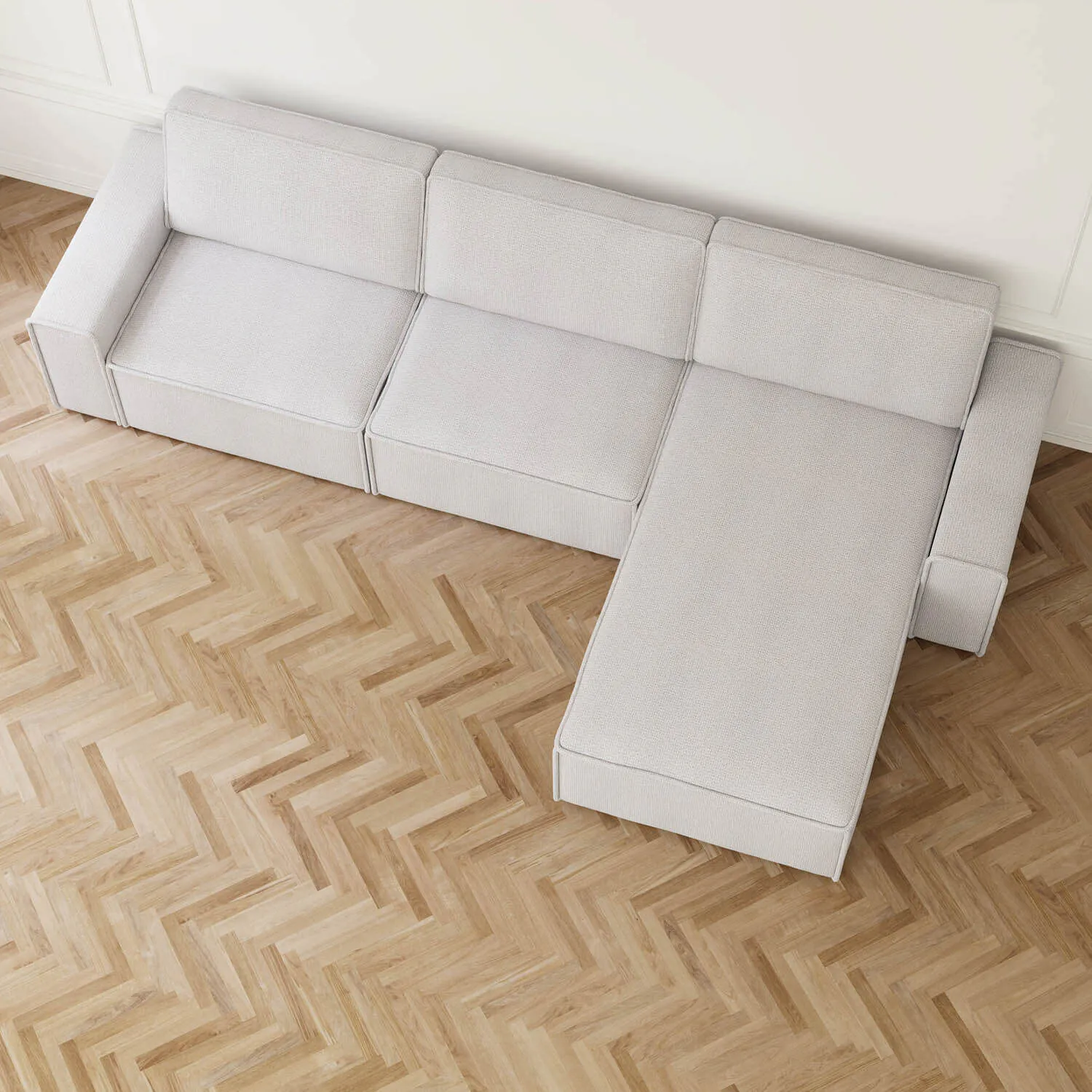 Divansoffa 353cm Ivory Höger - Sydney