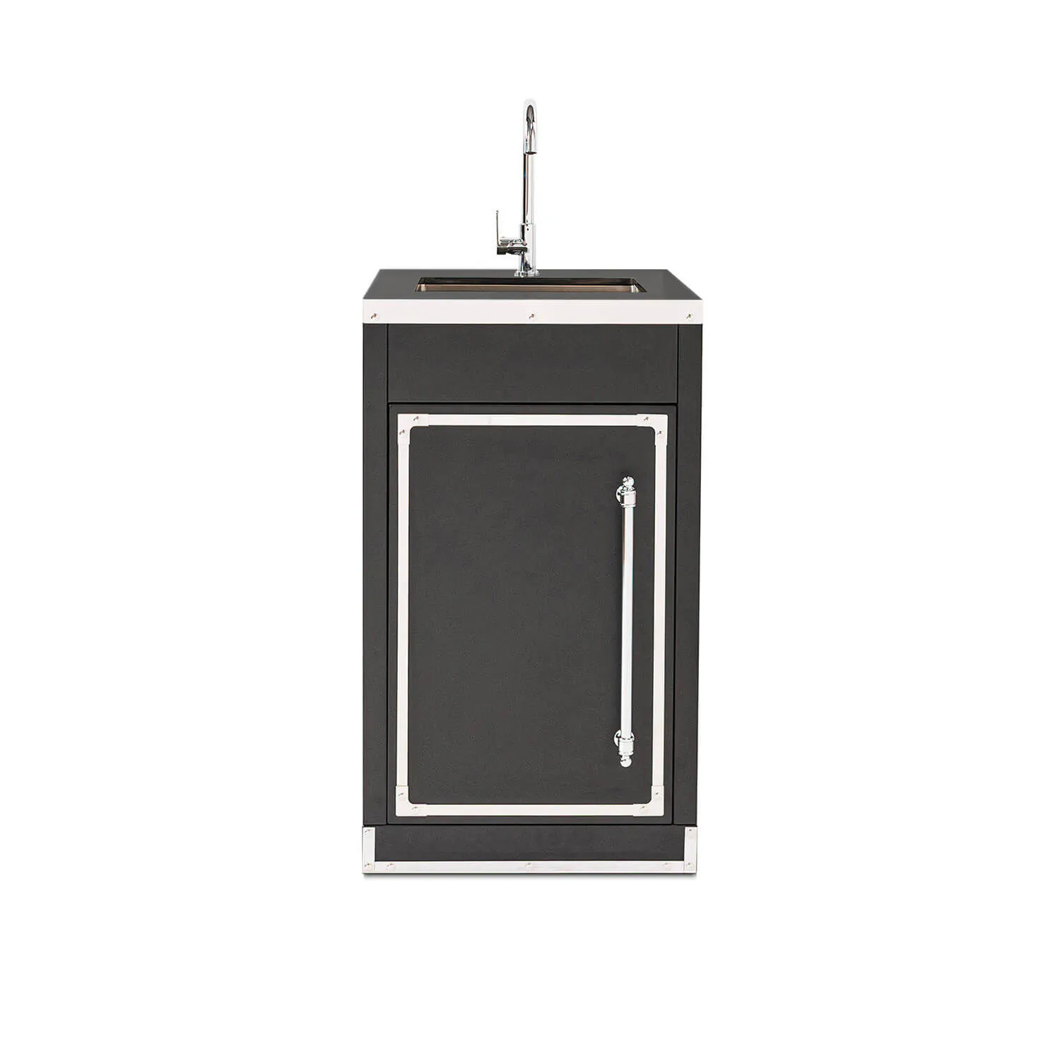 Utekök Modul Vask & Blandare 55cm Svart - Monte Carlo
