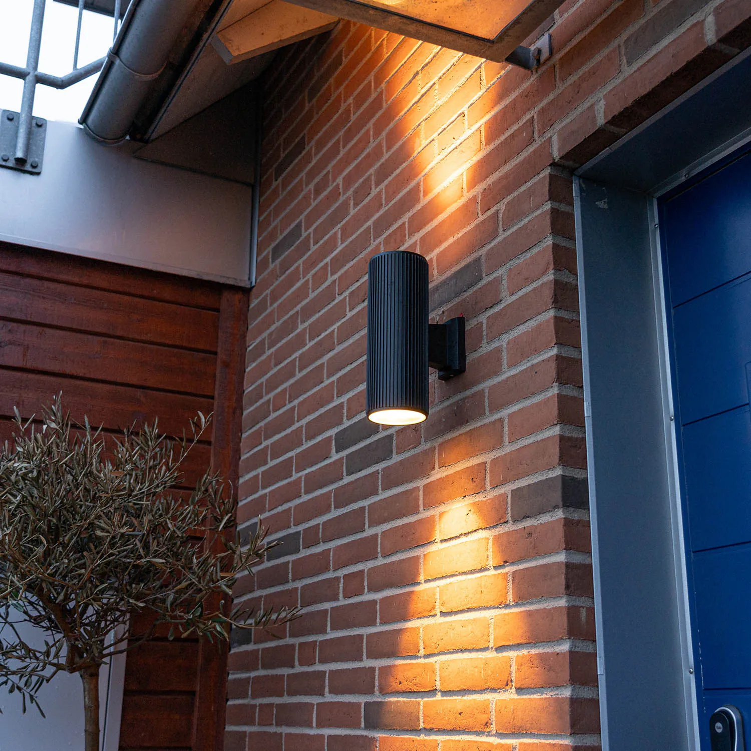 Vägglampa Utomhus Svart H30cm Up/Down - Tylösand