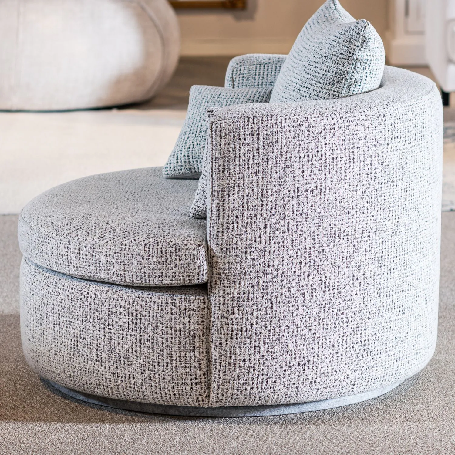 Fåtölj Tweed Coco 80 Snurrbar - Westminster